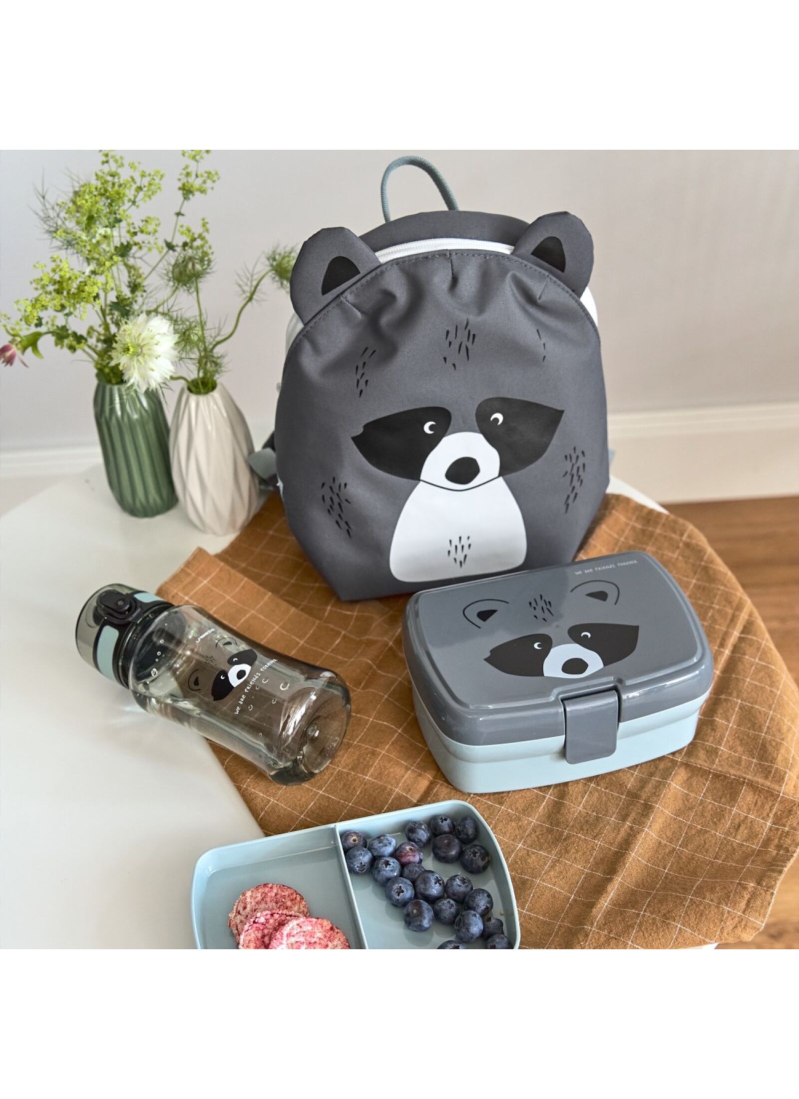 BACKPACK TINY RACCOON