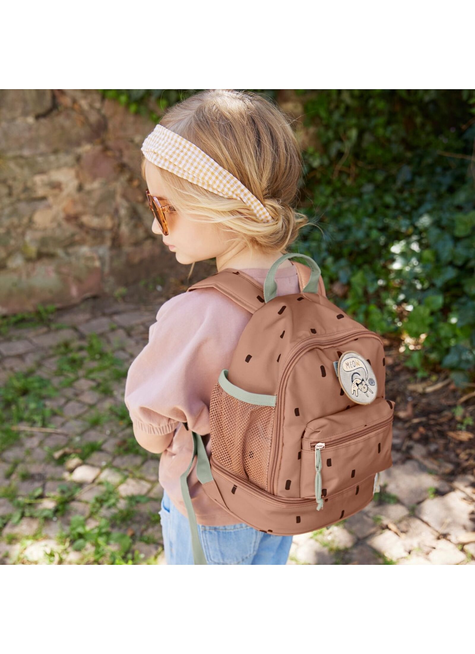 BACKPACK HAPPY PRINTS CARAMEL