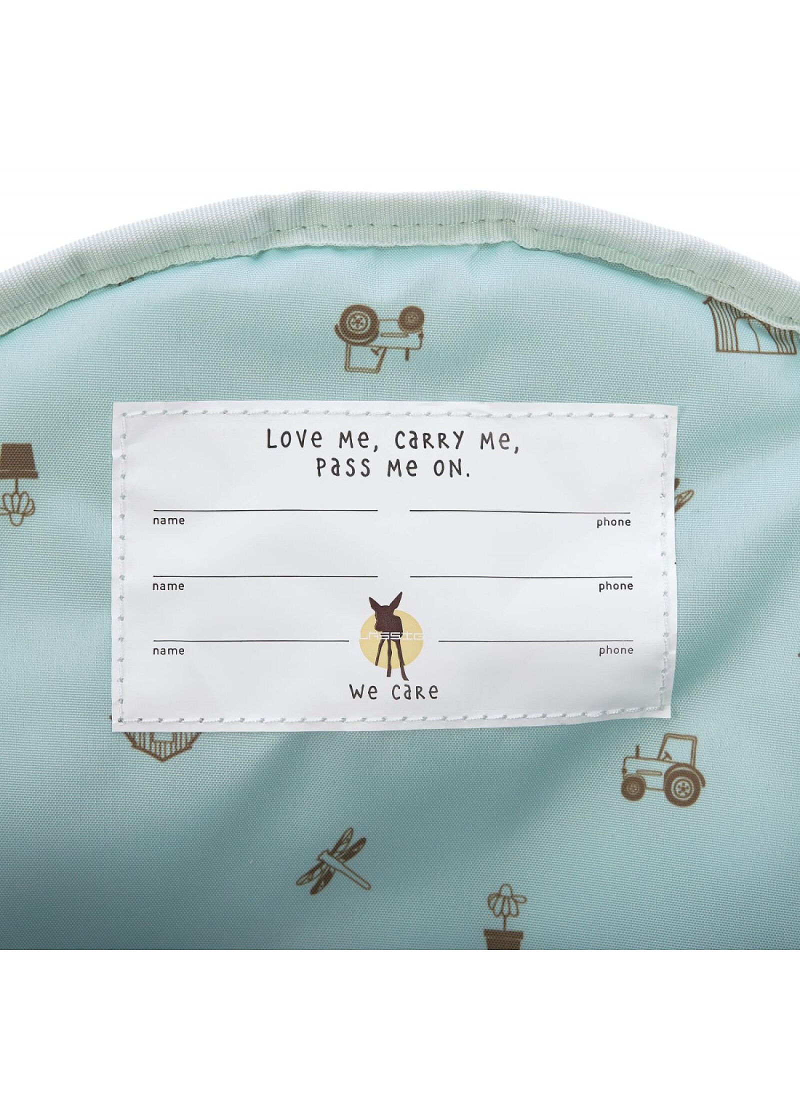 BACKPACK ADVENTURE TRACTOR