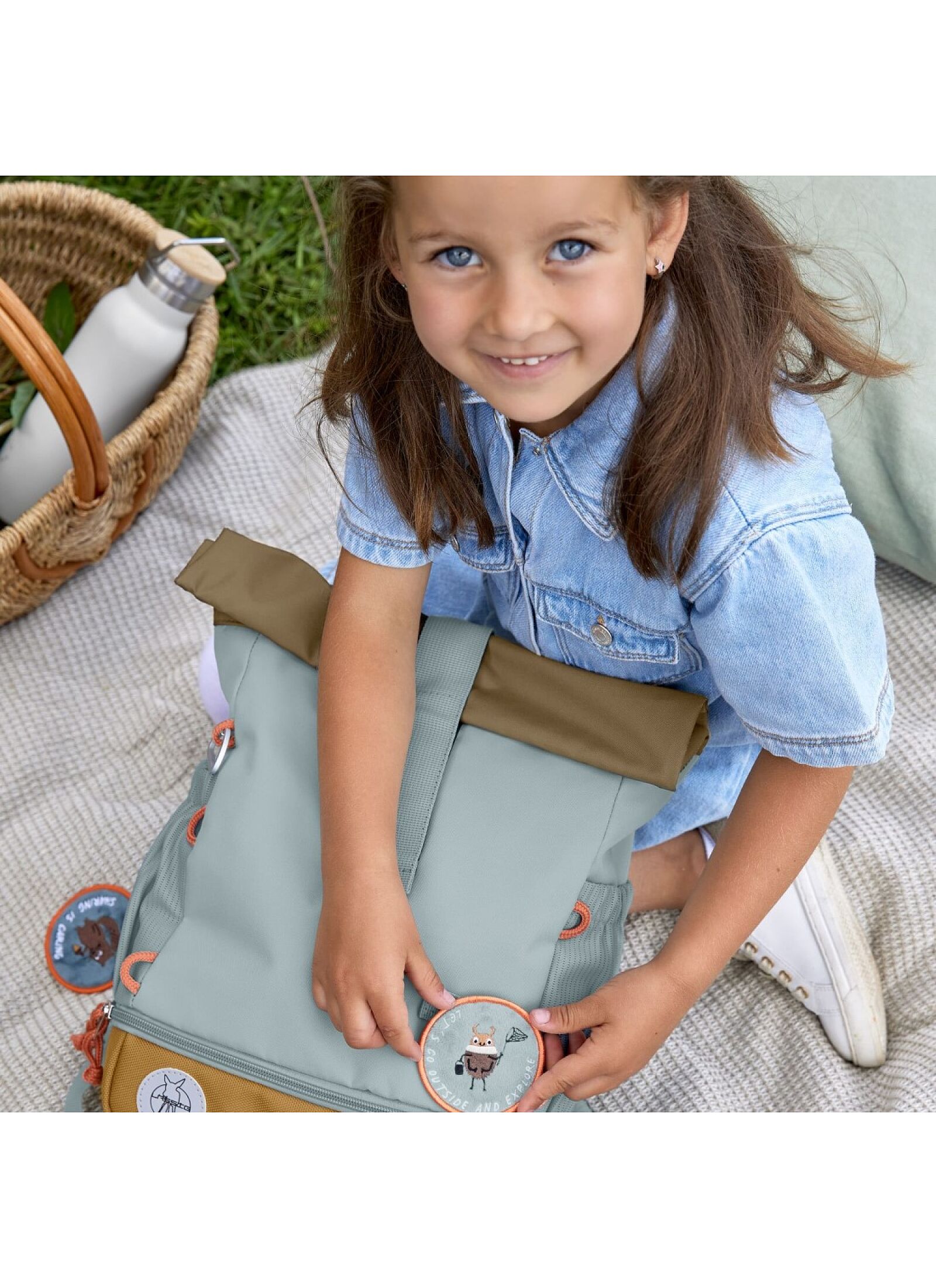 BACKPACK MINI ROLLTOP LIGHT BLUE