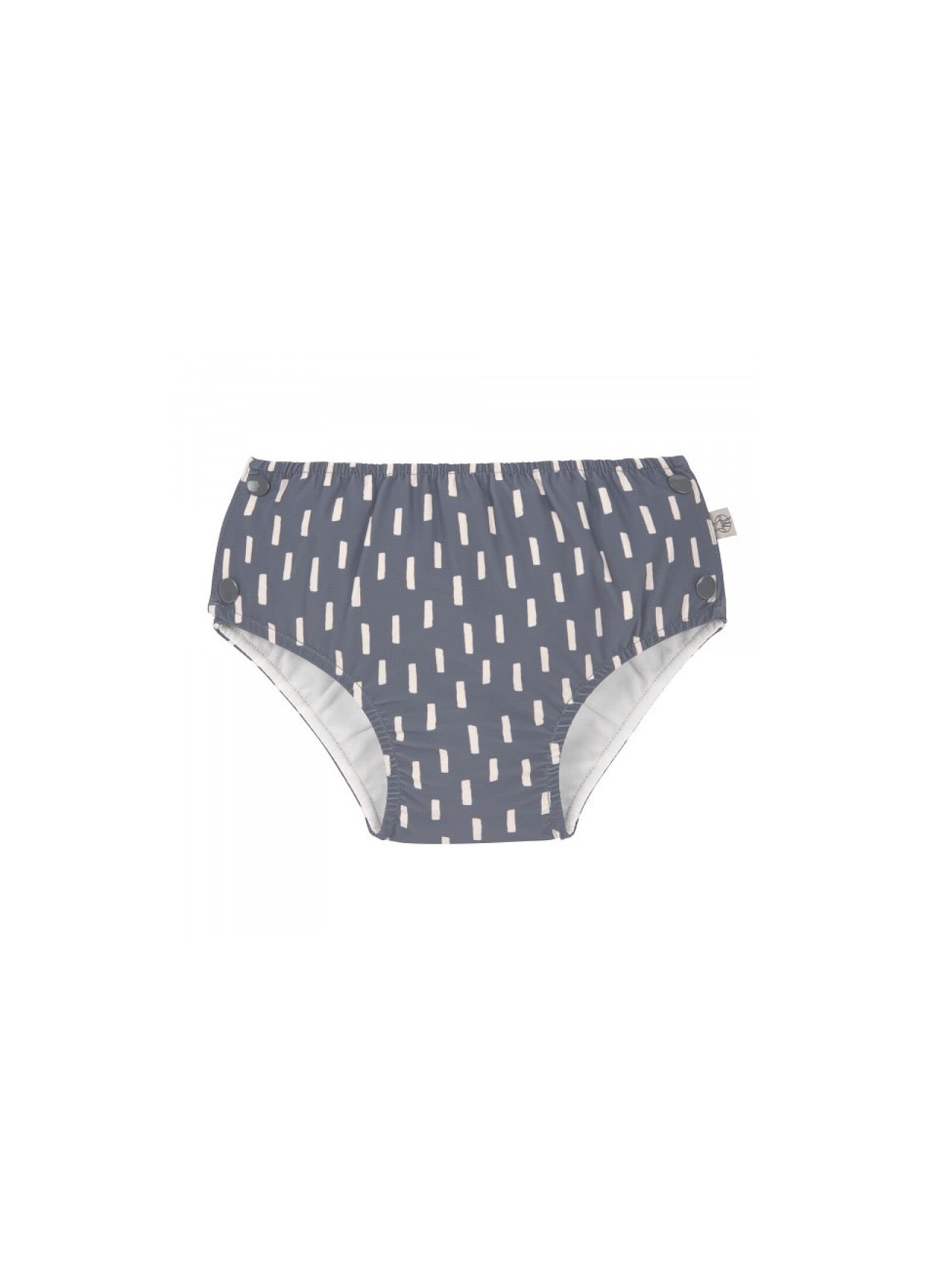 SWIM PANT SNAP STROKES GREY