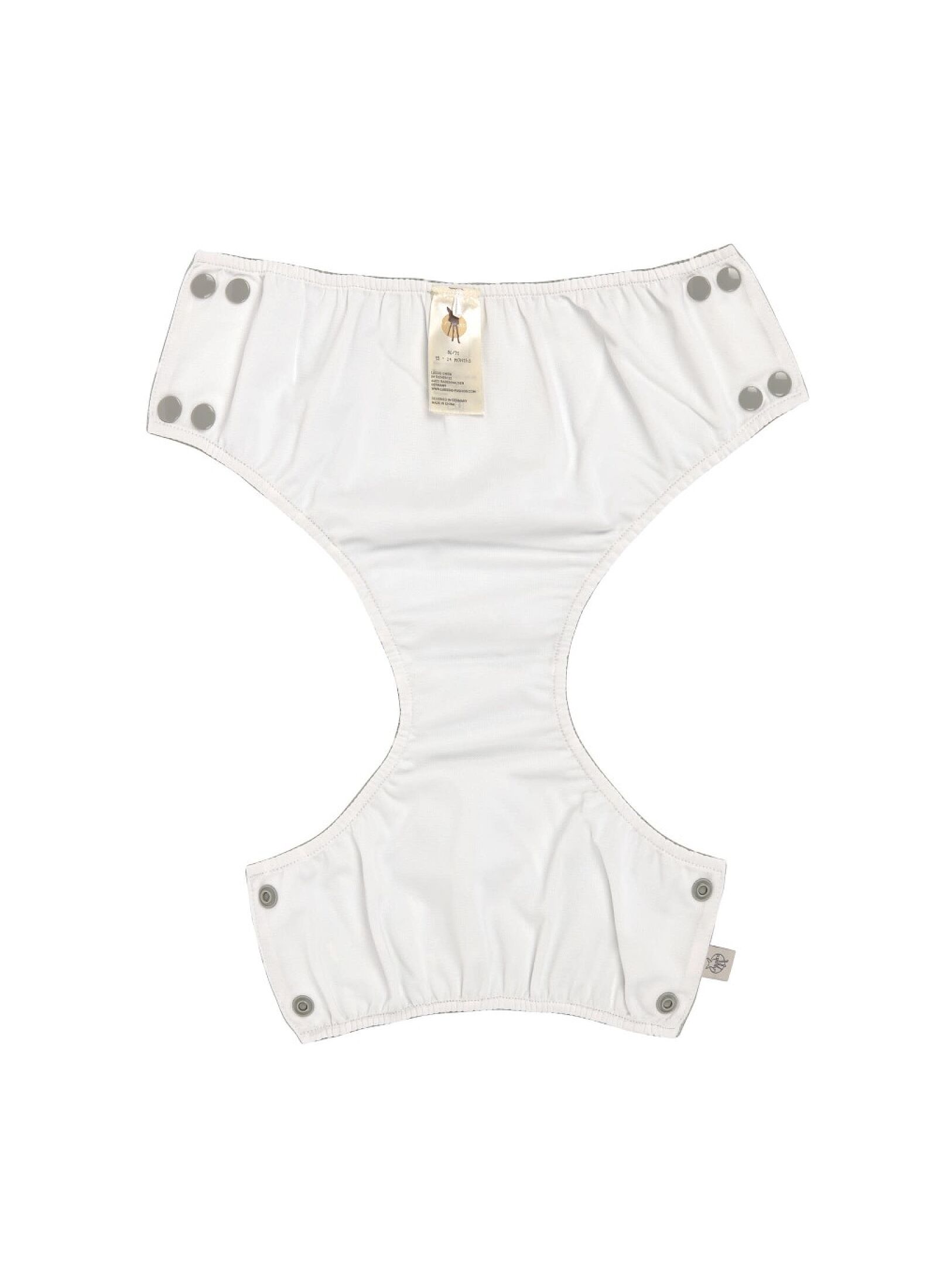 SWIM PANT SNAP STROKES GREY