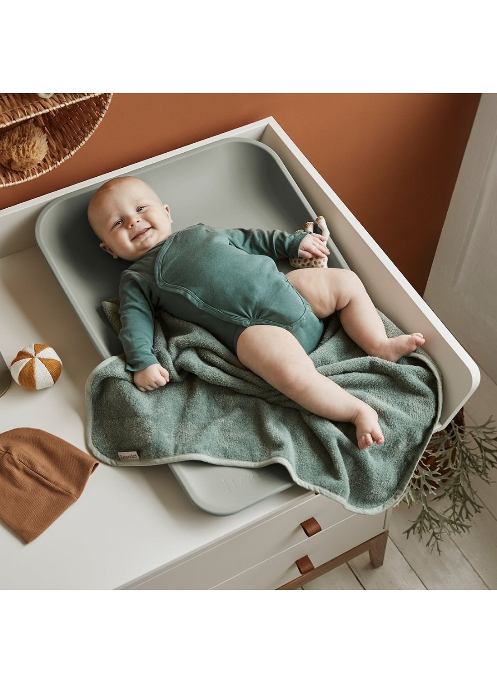 CHANGING MAT MATTY SAGE GREEN