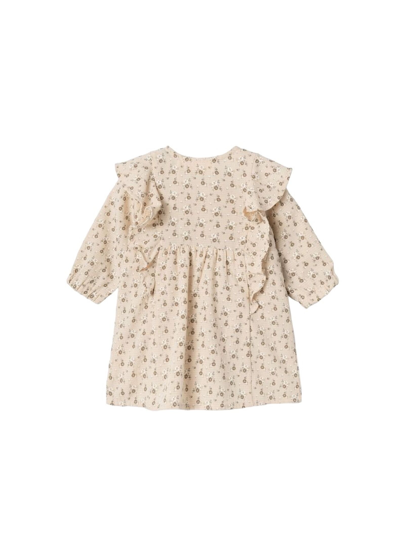 DRESS WITH RUFFLES FROM ORGANIC COTTON SHEERBLISS