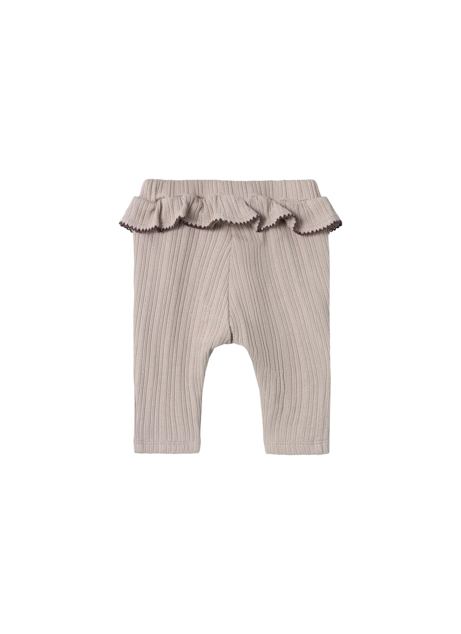 PANTS WITH RUFFLE ETHEREA