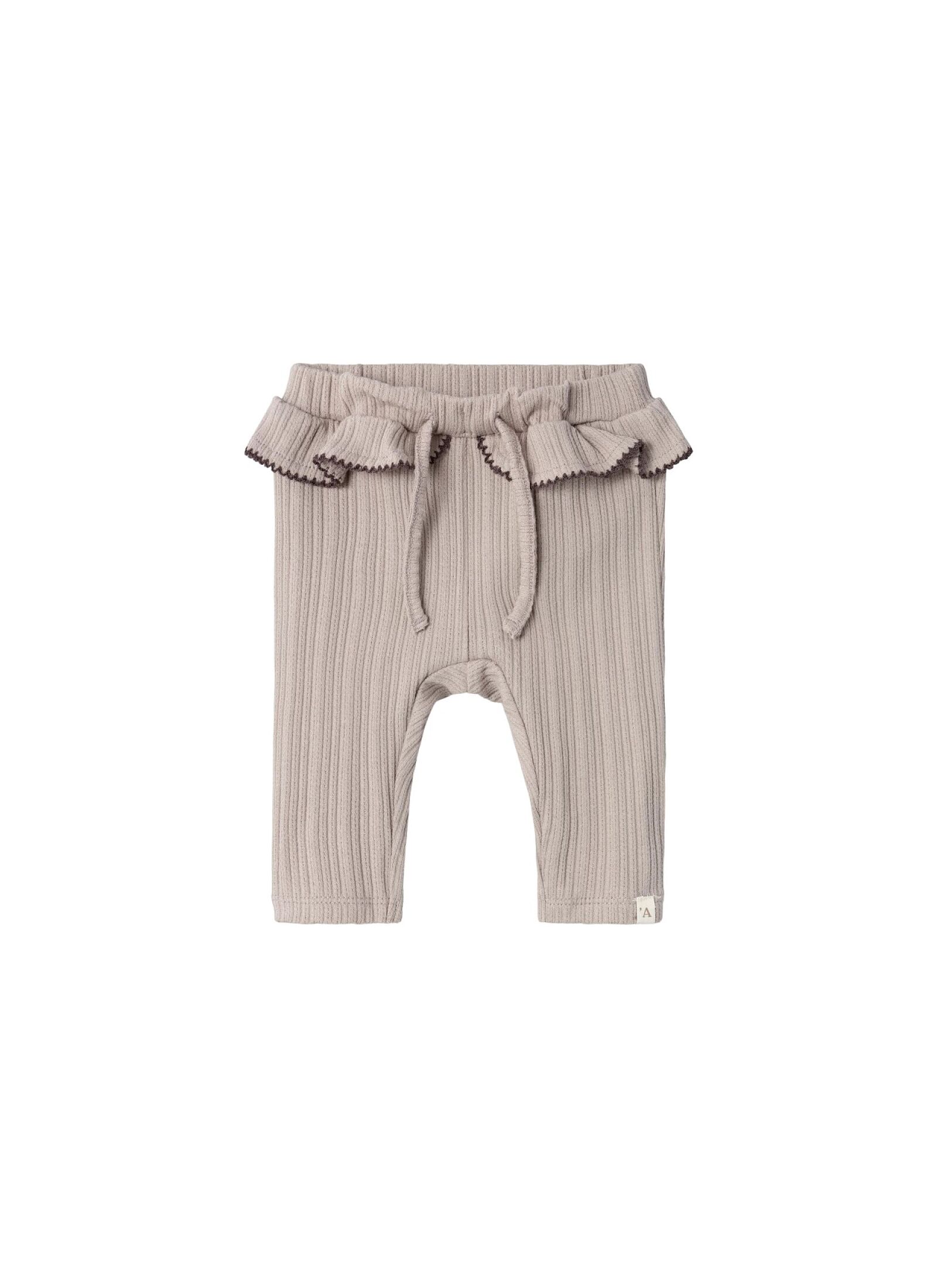 PANTS WITH RUFFLE ETHEREA