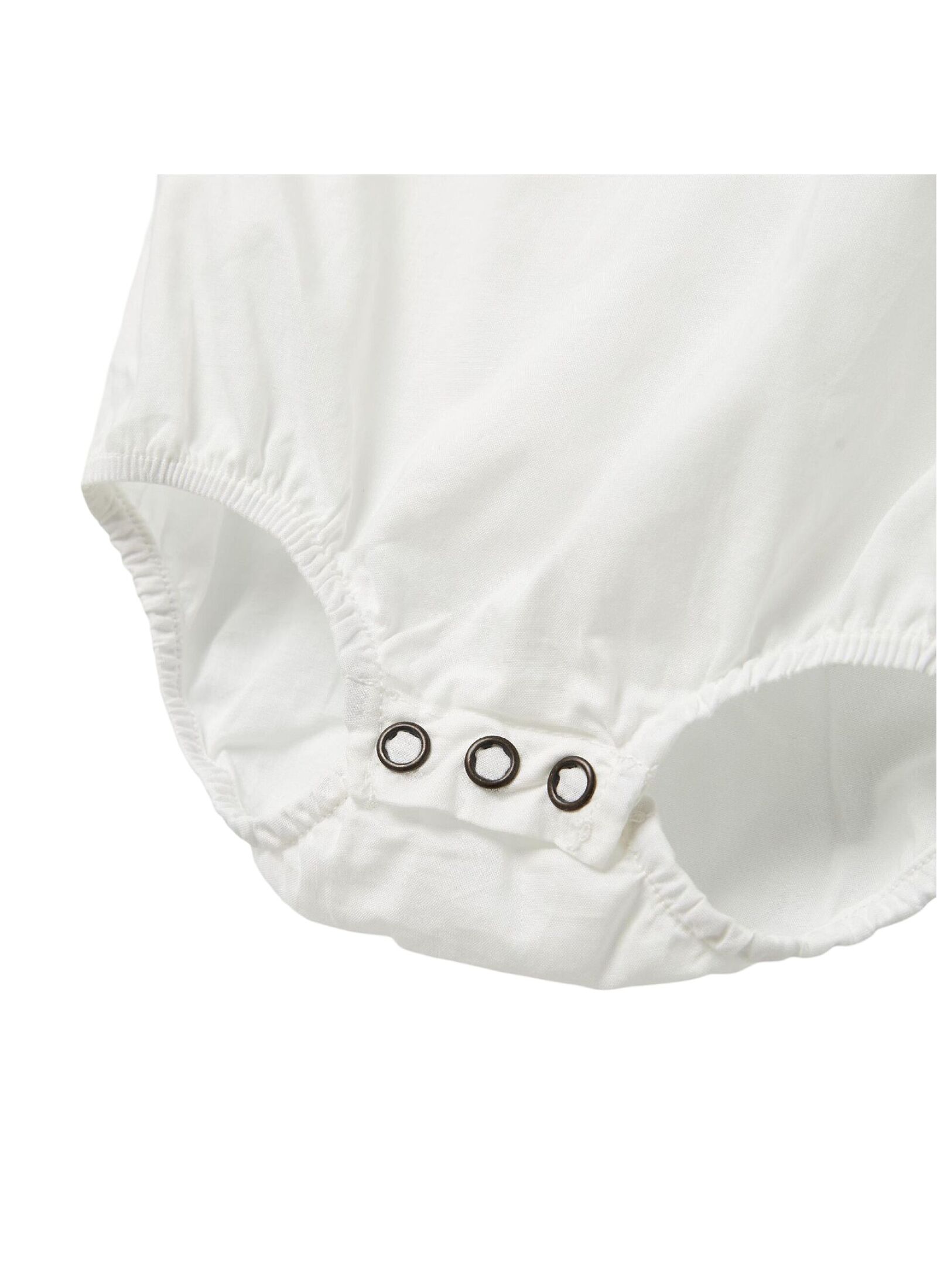 DRESS WITH RUFFLES FROM ORGANIC COTTON COCONUT MILK