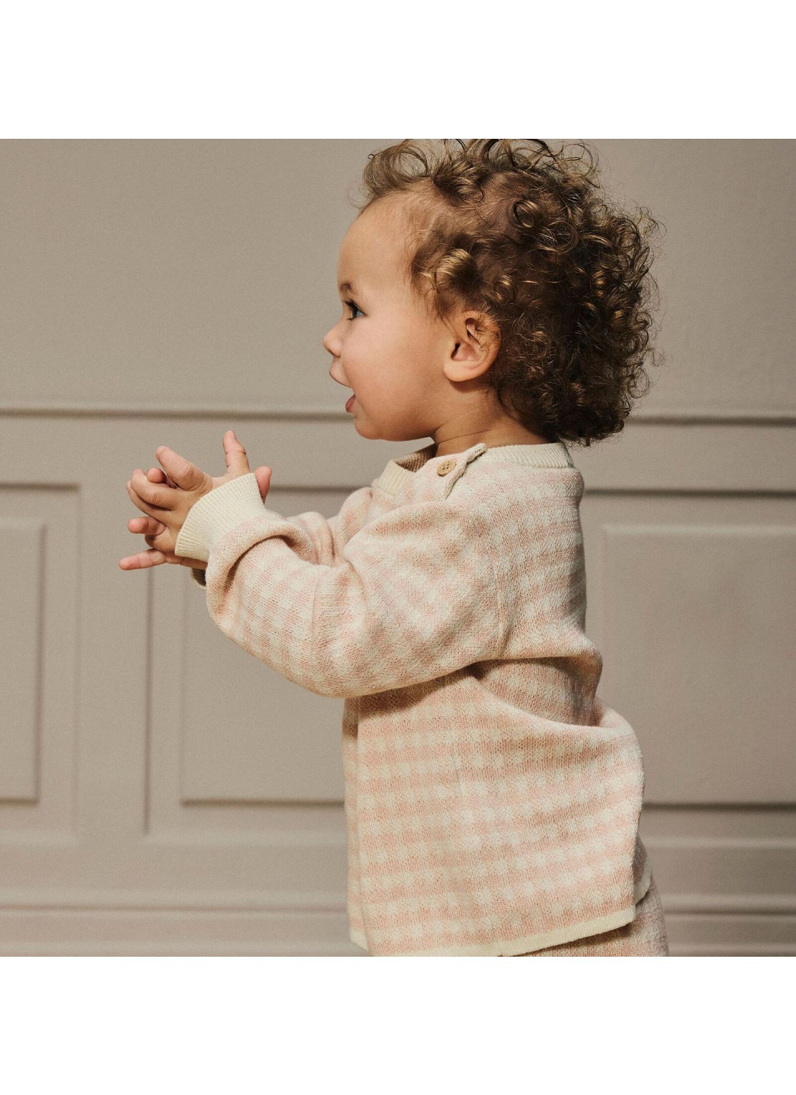 KNITTED TOP CAMEO ROSE