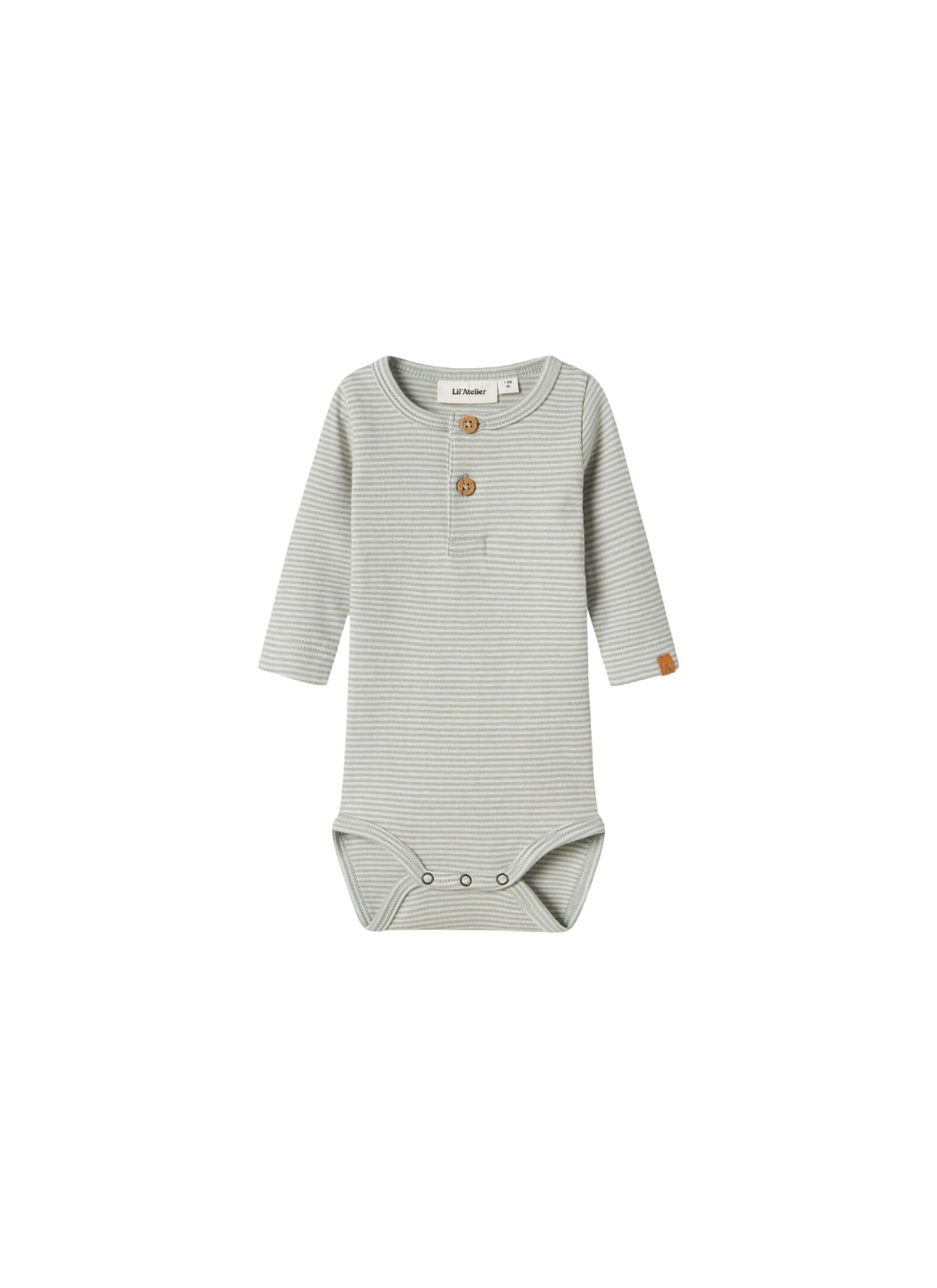 ORGANIC COTTON LONGSLEEVE BODY MURMUR STRIPE