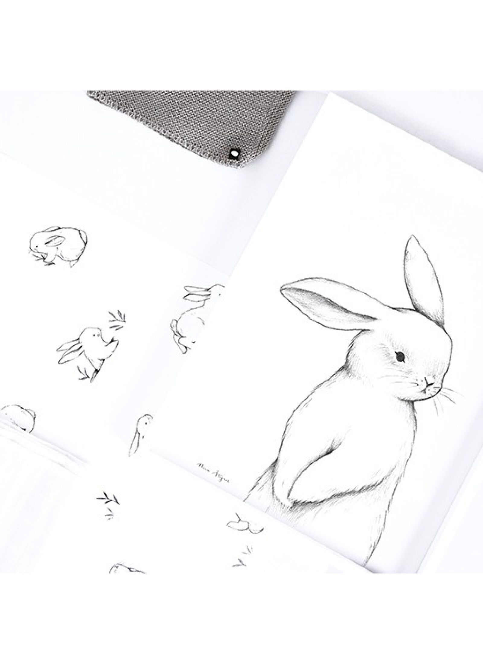 PRINT WITH FRAME LAPIN