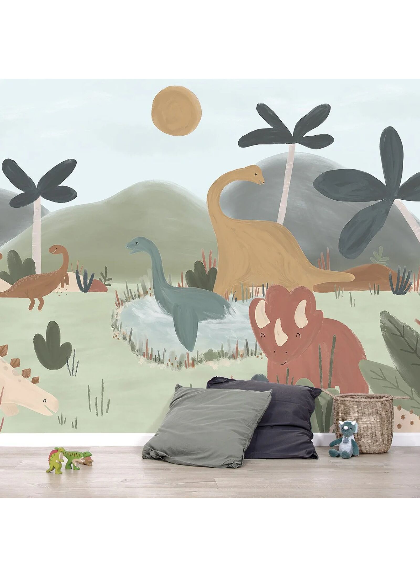 PANORAMIC WALLPAPER DINOSAURS