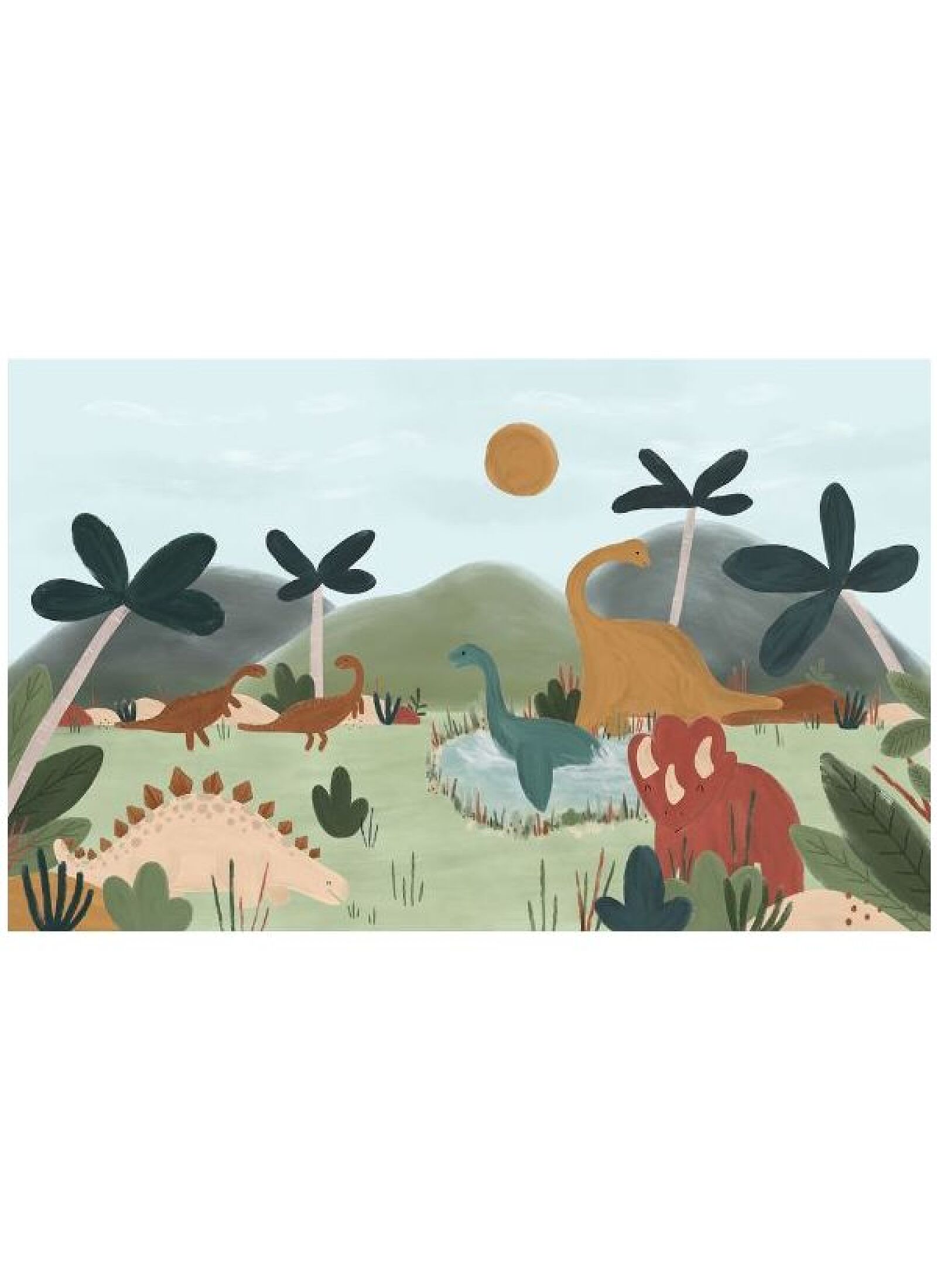 PANORAMIC WALLPAPER DINOSAURS