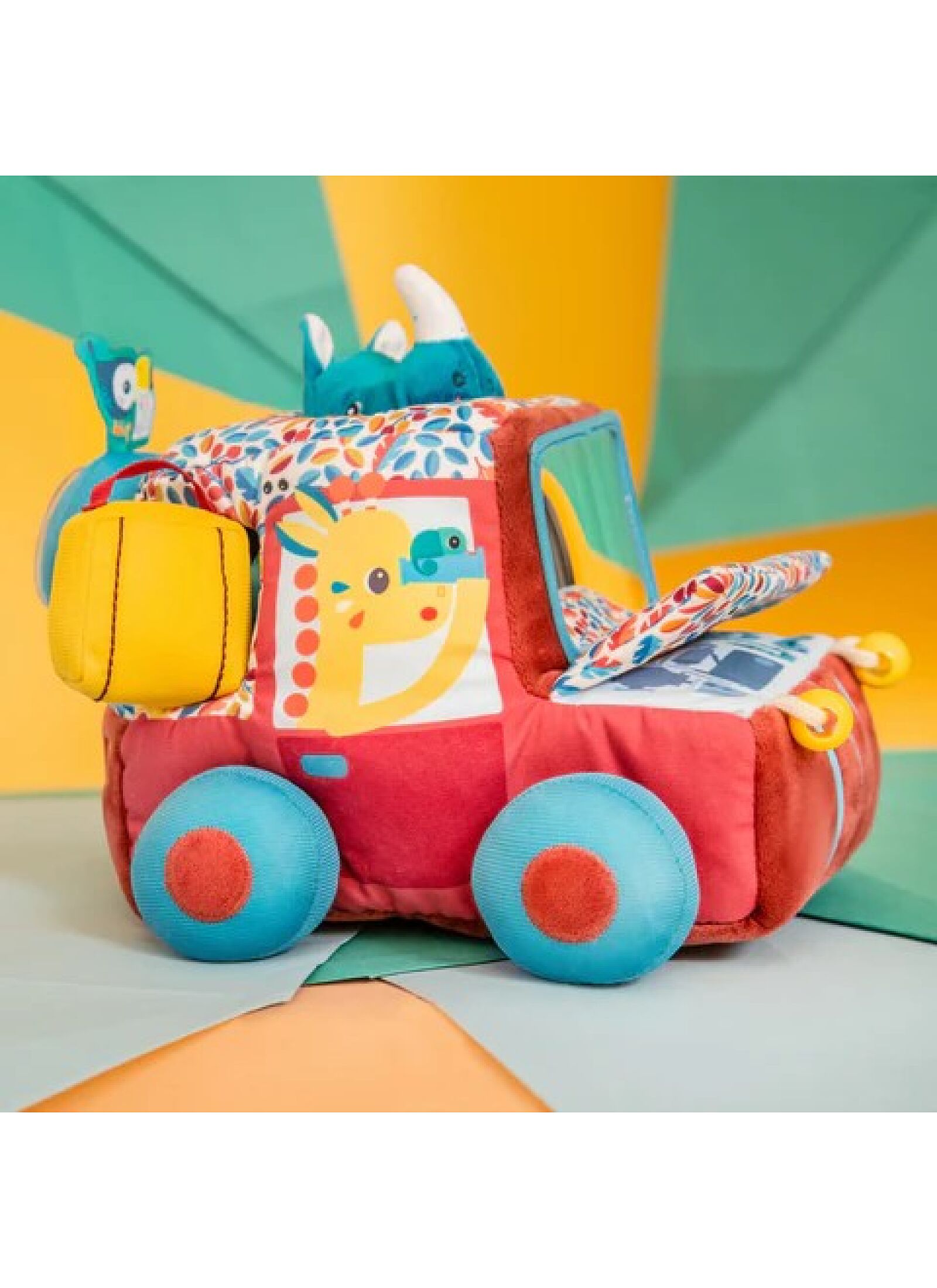 SOFT TOY SAFARI ACTIVITY CAR