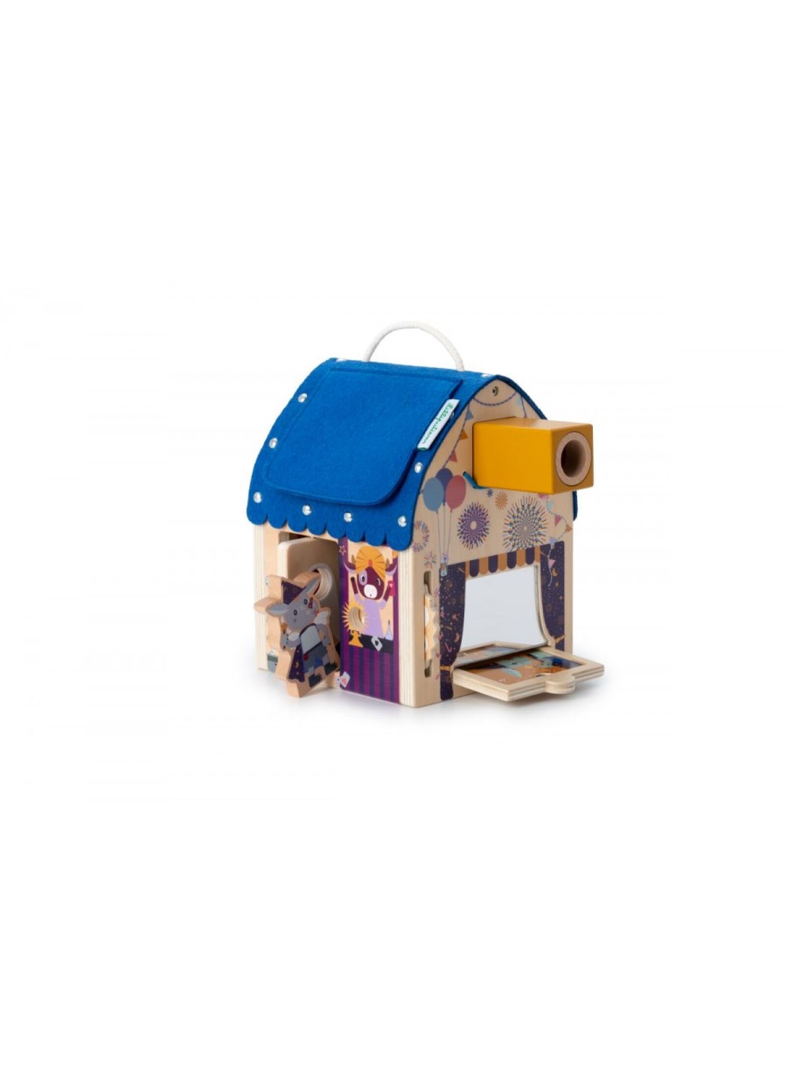 WOODEN ILLUTIONIST'S DISCOVERY HOUSE