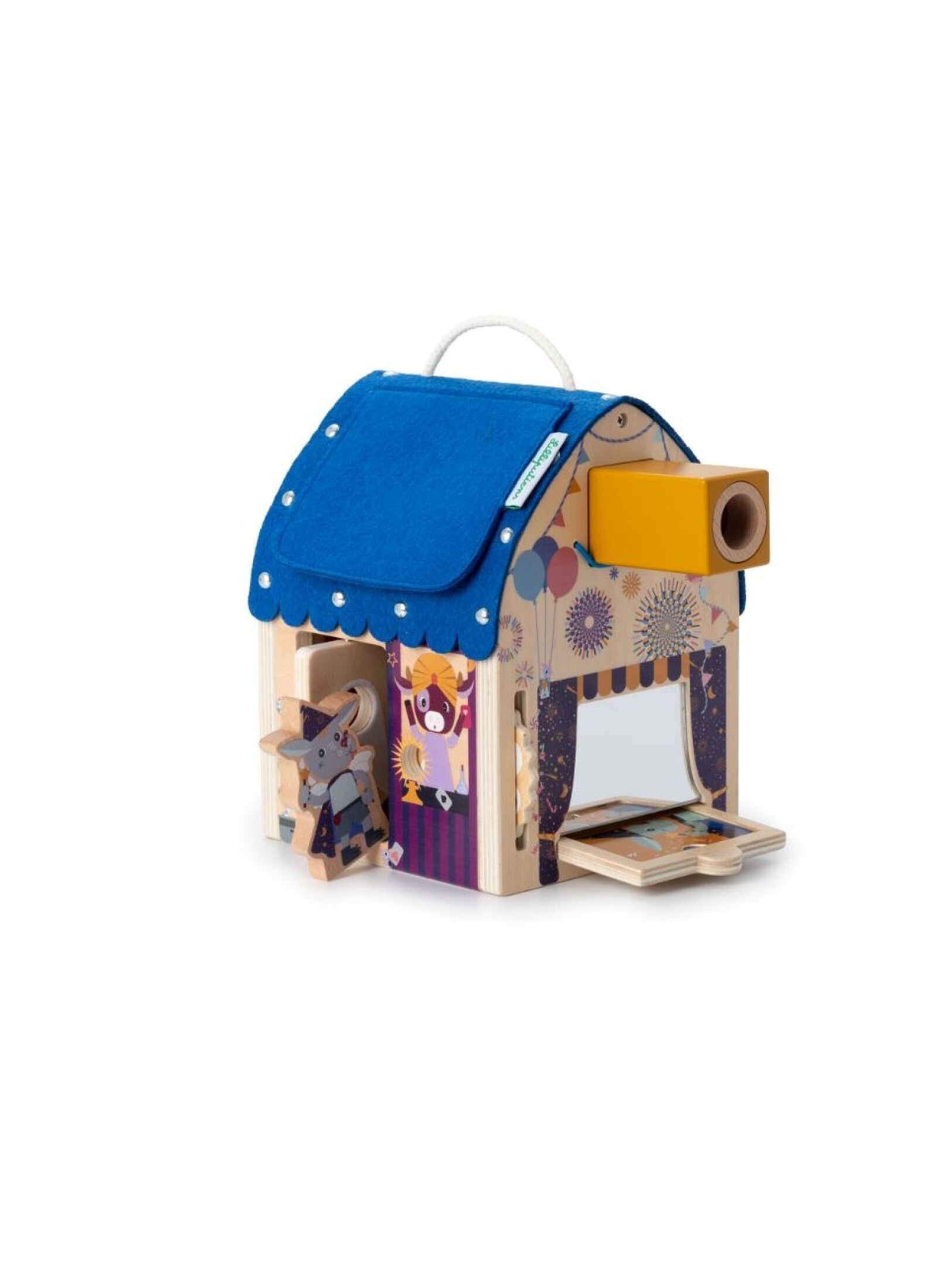 WOODEN ILLUTIONIST'S DISCOVERY HOUSE