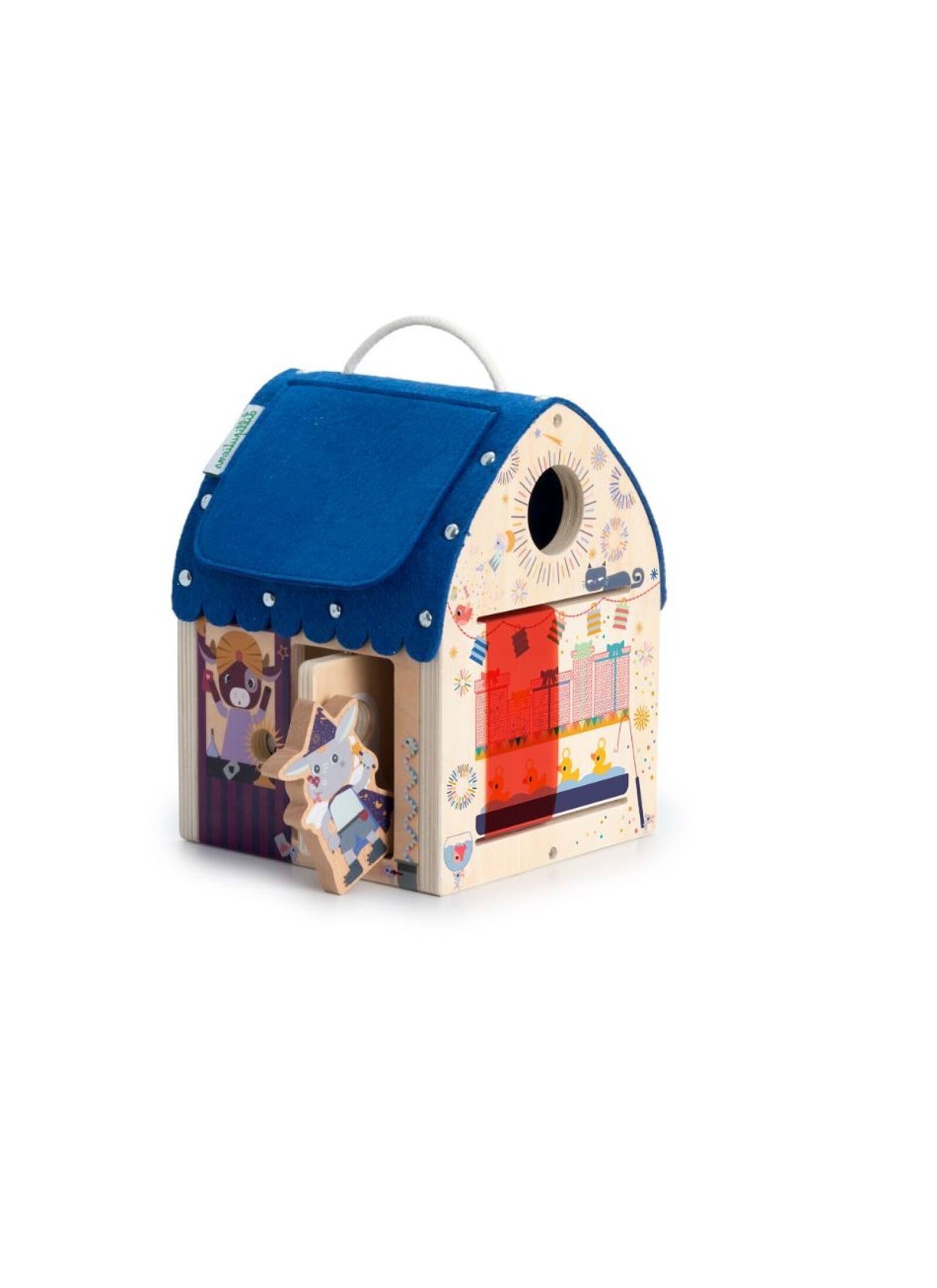 WOODEN ILLUTIONIST'S DISCOVERY HOUSE