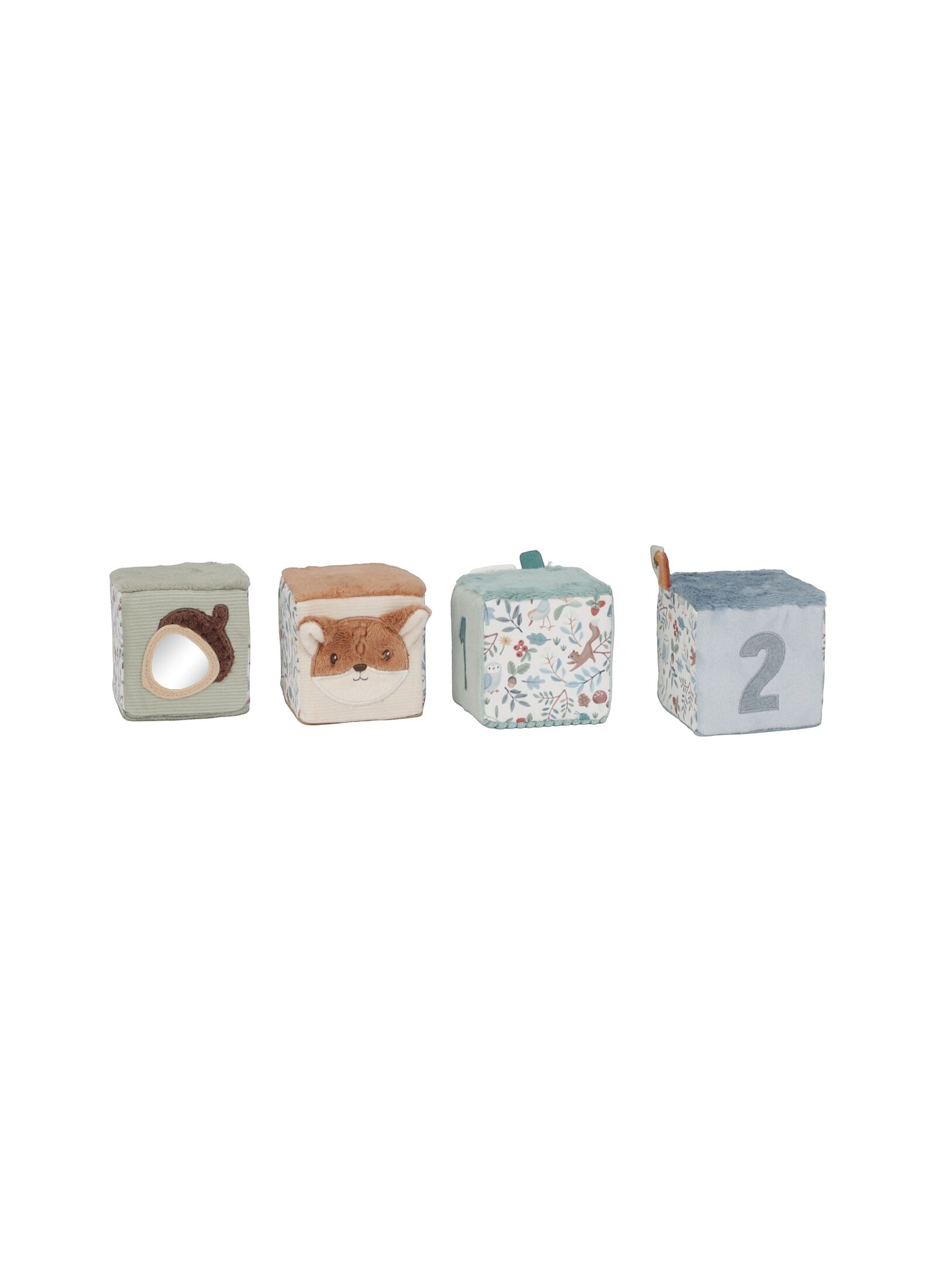 SET OF SOFT ACTIVITY CUBES FOREST FRIENDS
