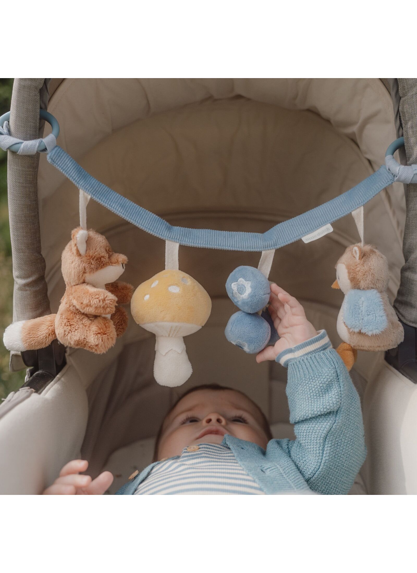 STROLLER TOY CHAIN FOREST FRIENDS