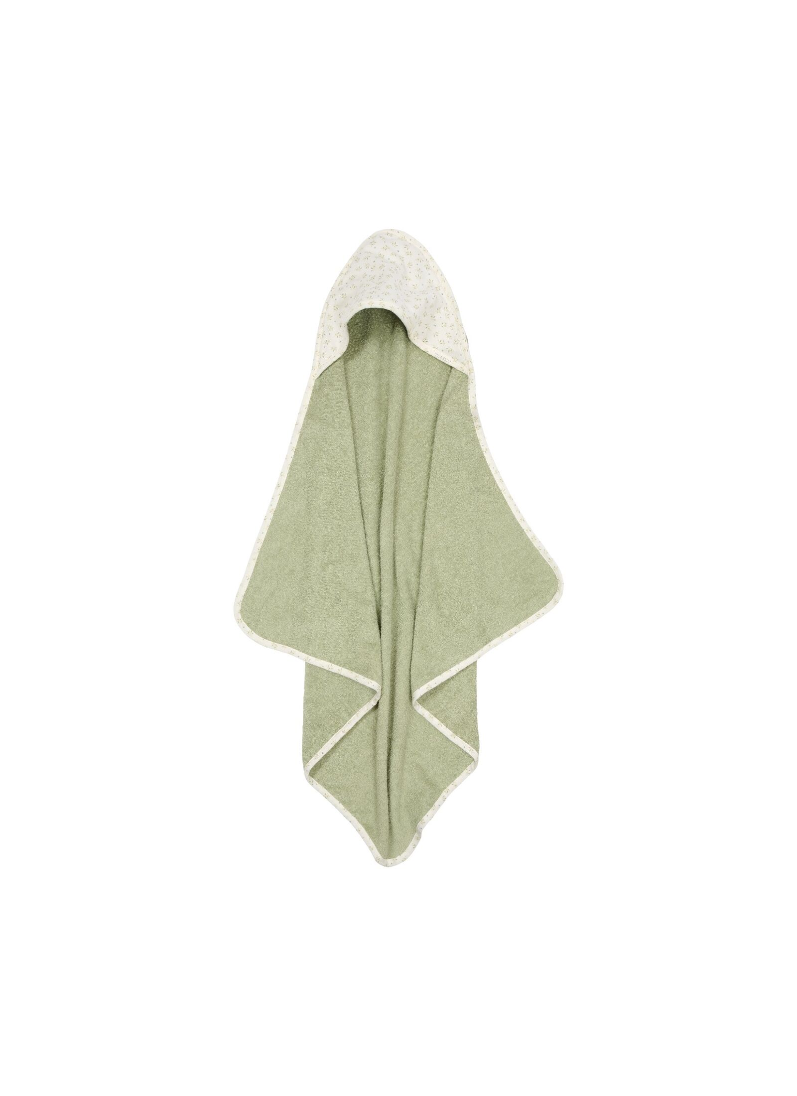 HOODED TOWEL BLUEBERRY LEAVES