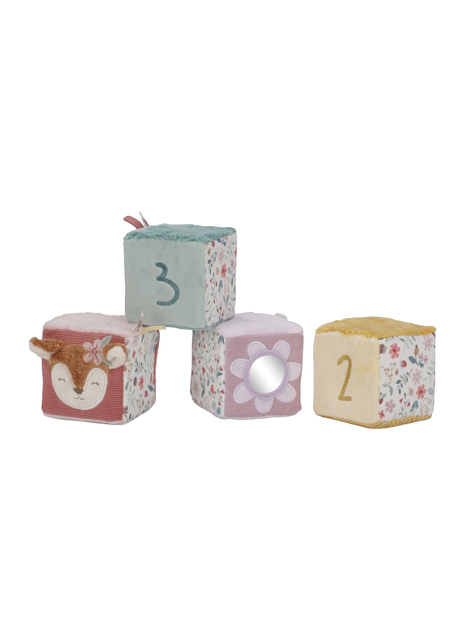 SET OF SOFT ACTIVITY CUBES FAIRY GARDEN