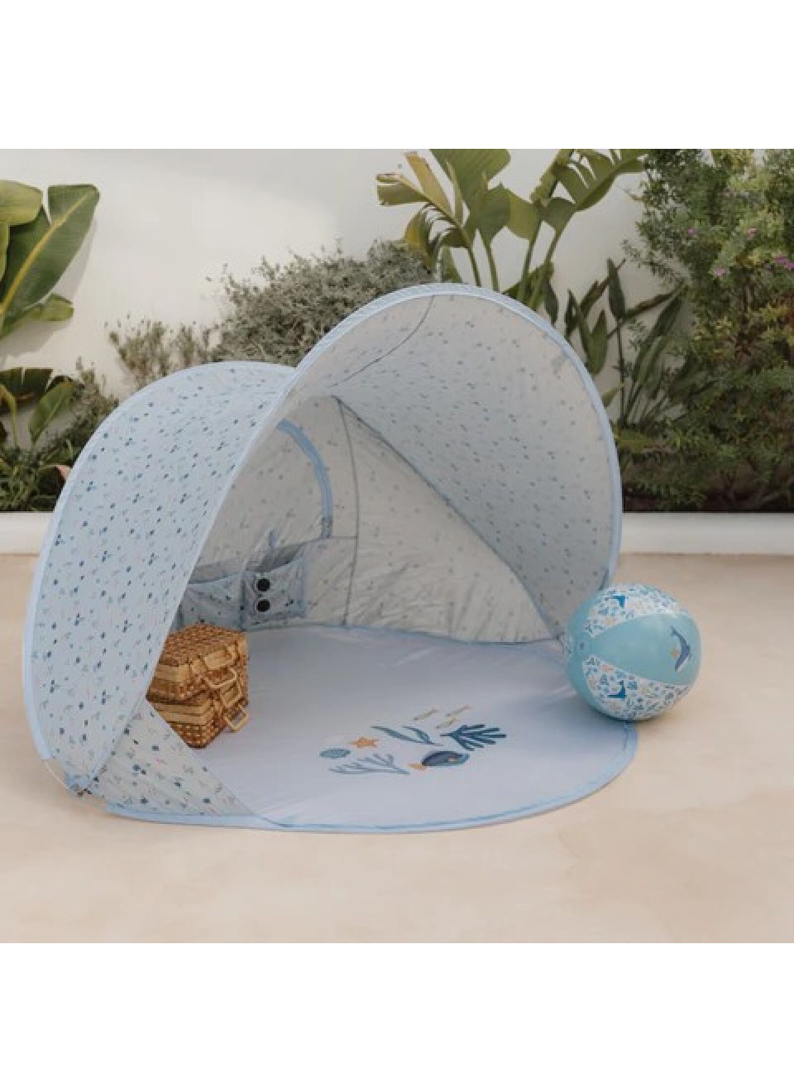 BABY BEACH TENT OCEAN DREAMS BLUE