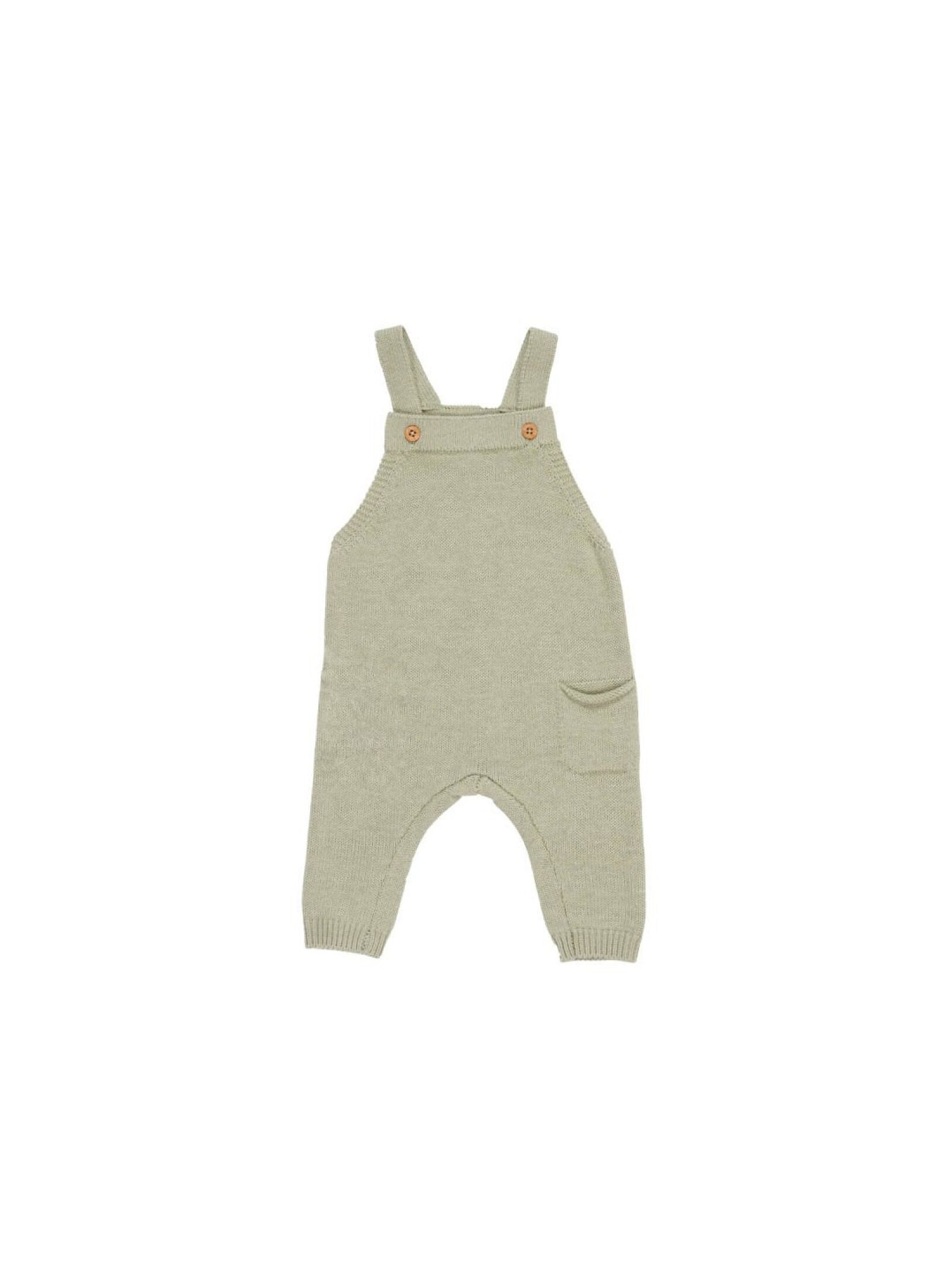 DUNGAREE KNITTED GREEN