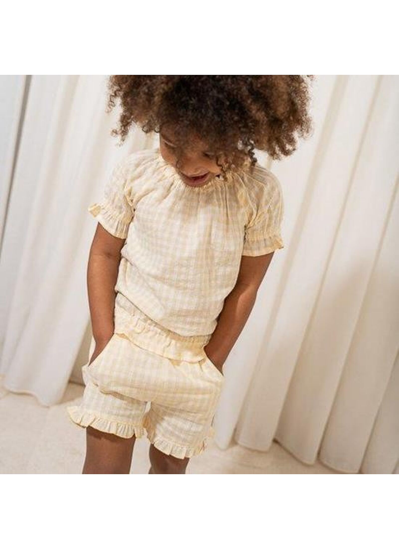 SHORTSLEEVE T-SHIRT SUNSHINE CHECKS