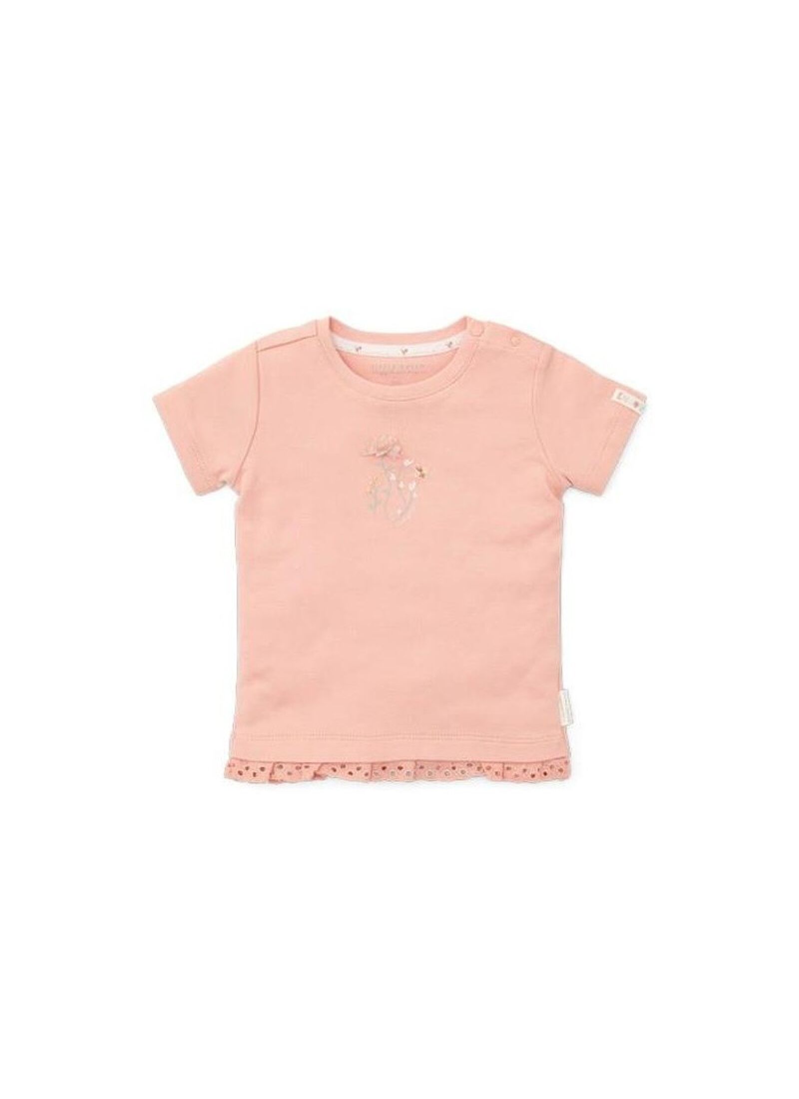 SHORTSLEEVE T-SHIRT FLOWER PINK