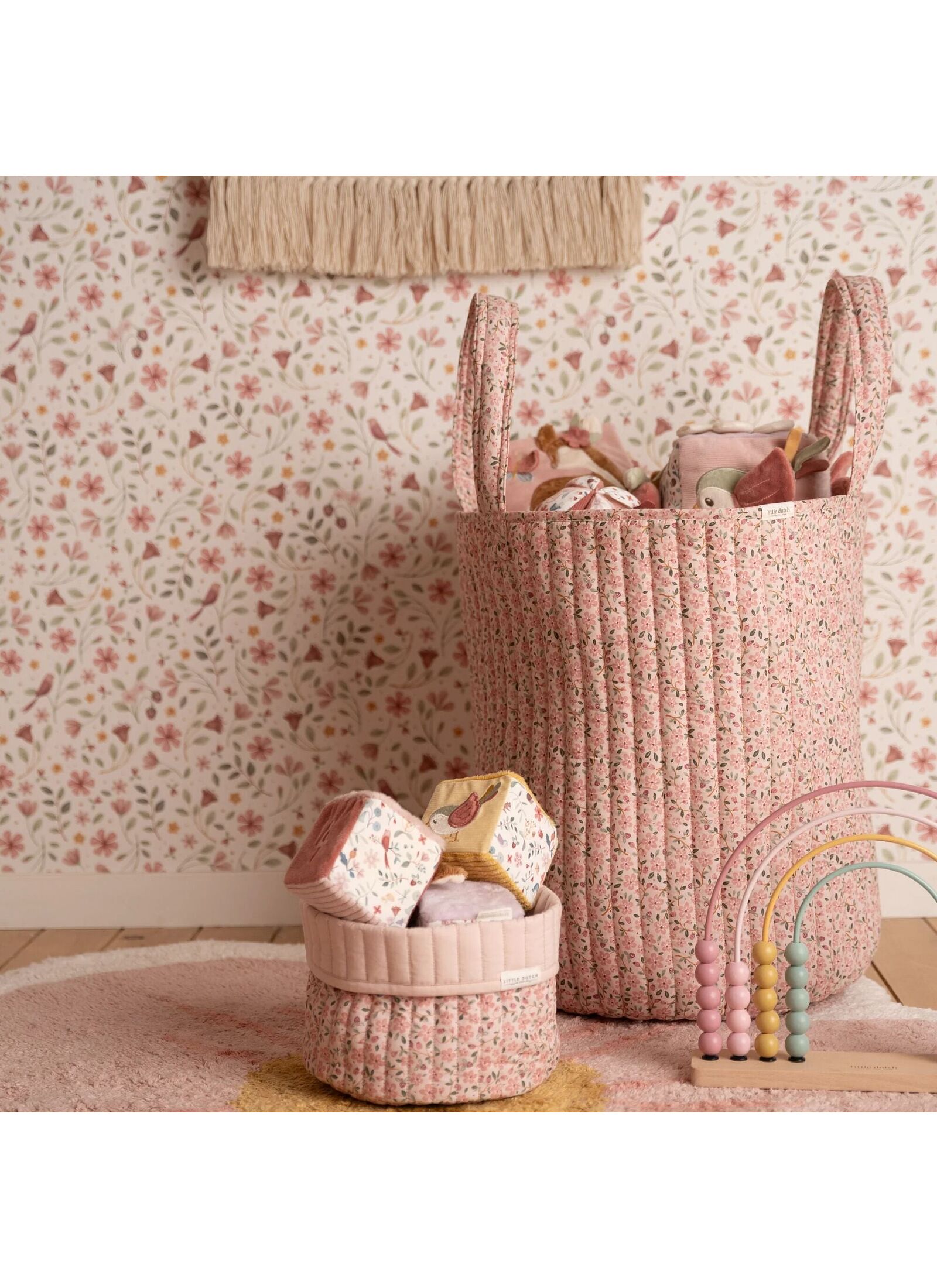 BASKET SAVANNA FAIRY FLORAL