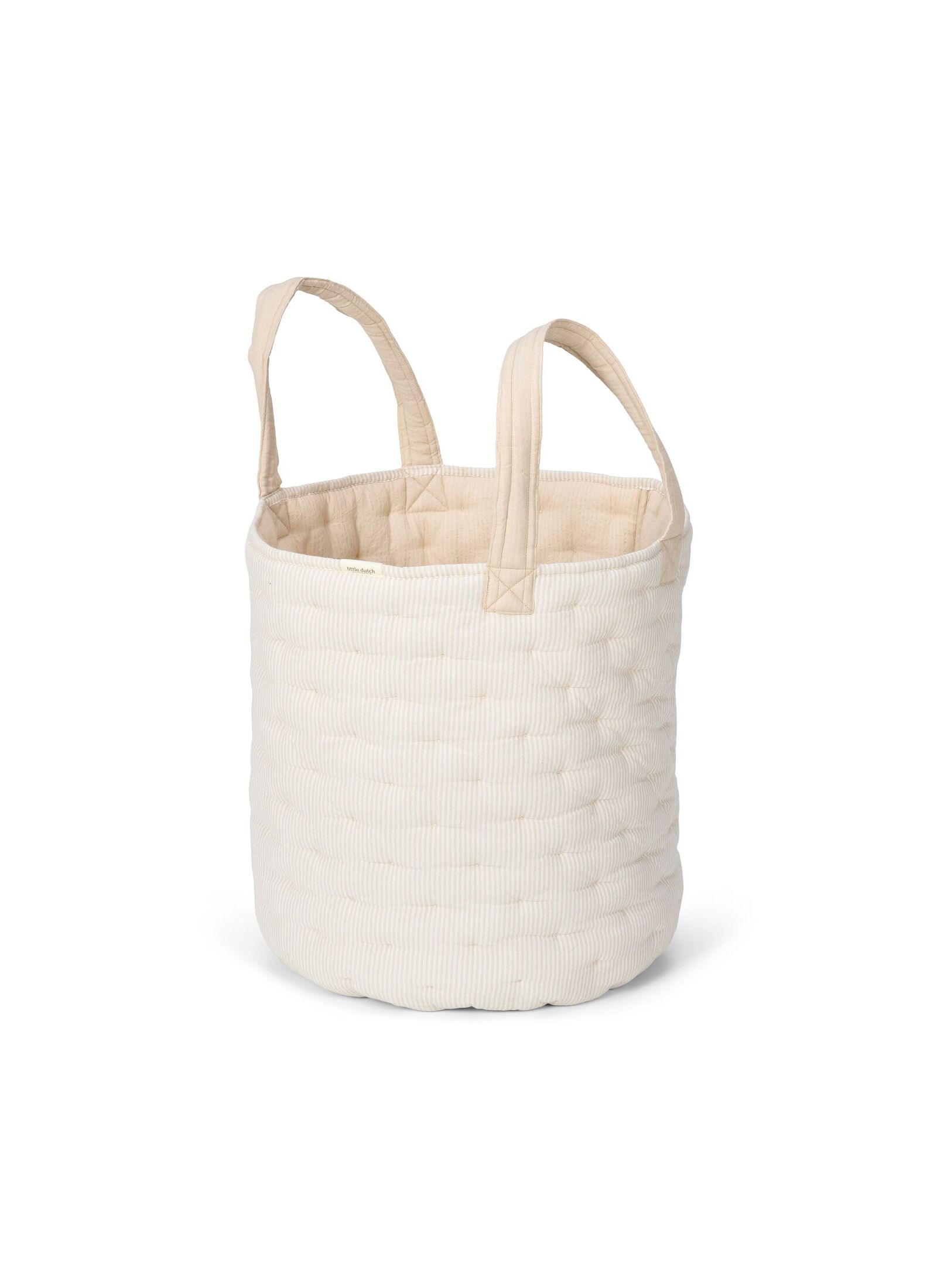 BASKET SAVANNA PURE SOFT BEIGE STRIPE