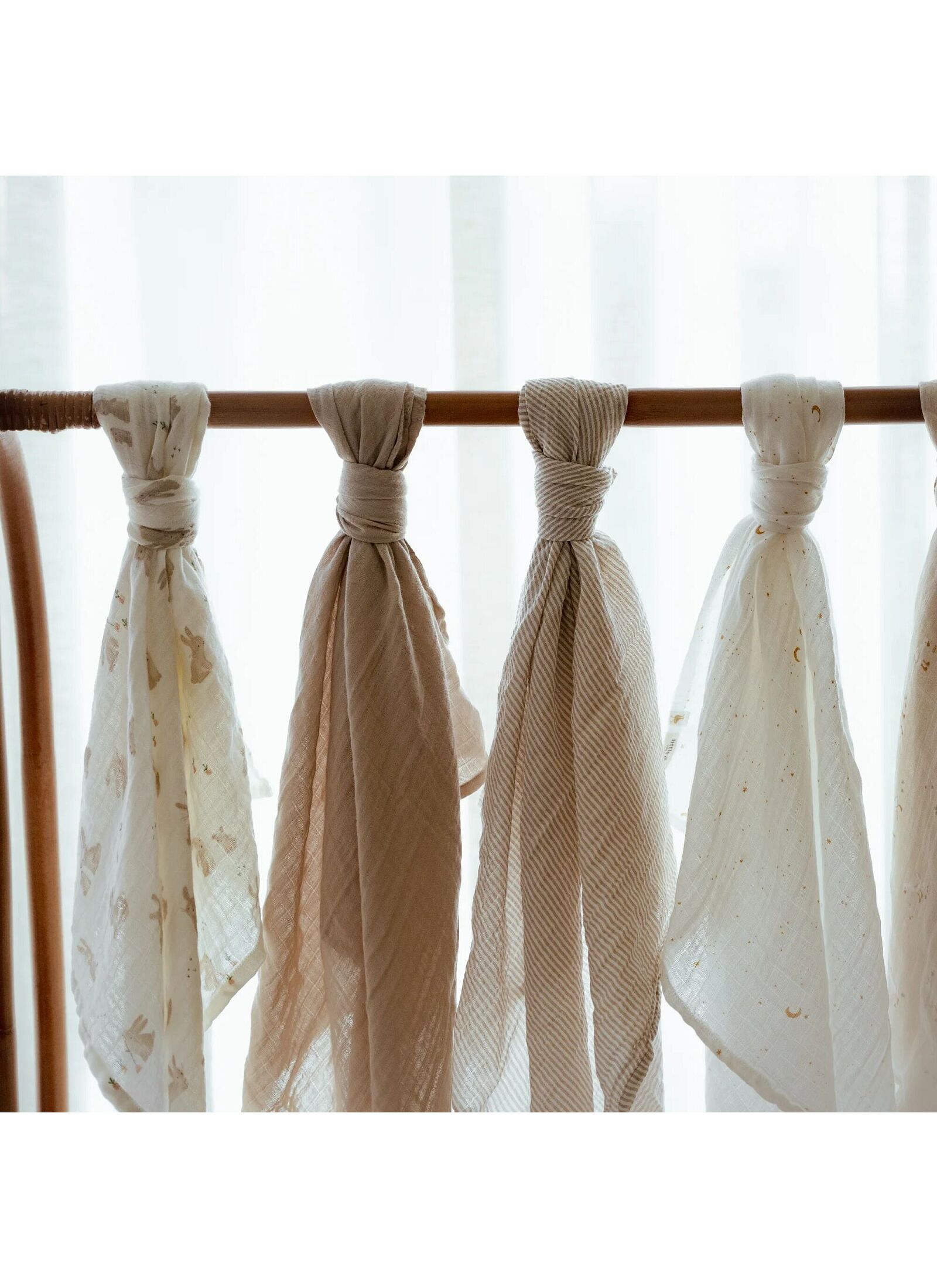 MUSLIN BLANKET (120X120) PURE SOFT BEIGE