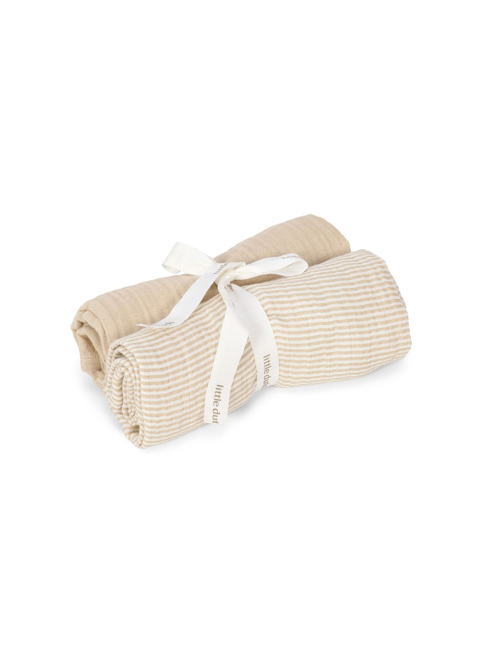 MUSLIN BLANKET (2PCS) PURE SOFT BEIGE