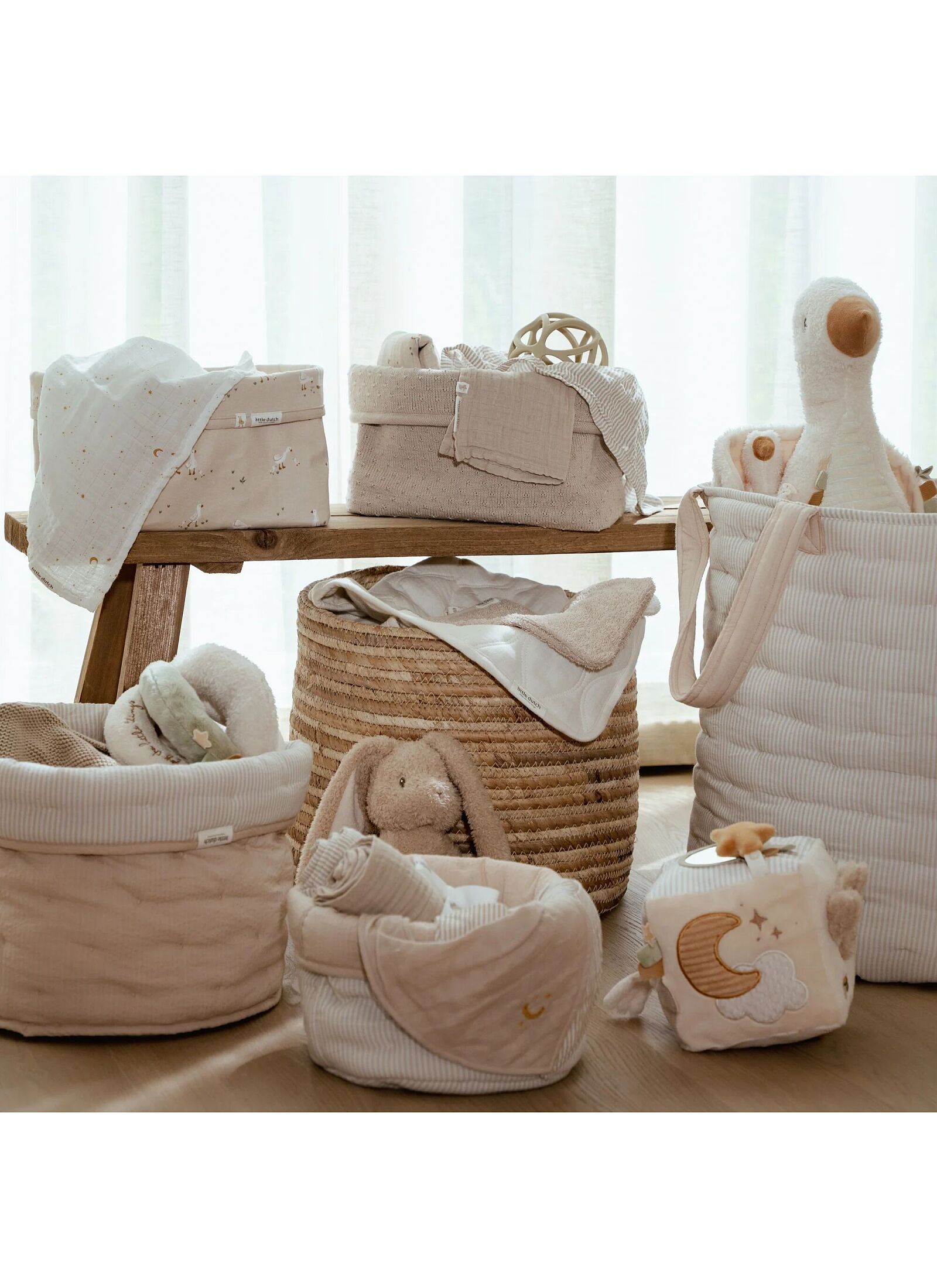 MUSLIN BLANKET (2PCS) PURE SOFT BEIGE