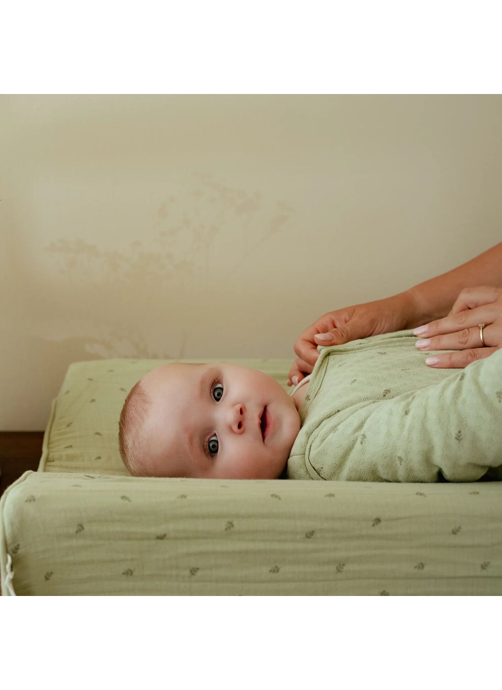 SLEEPING BAG PURE SAGE (6-18M)