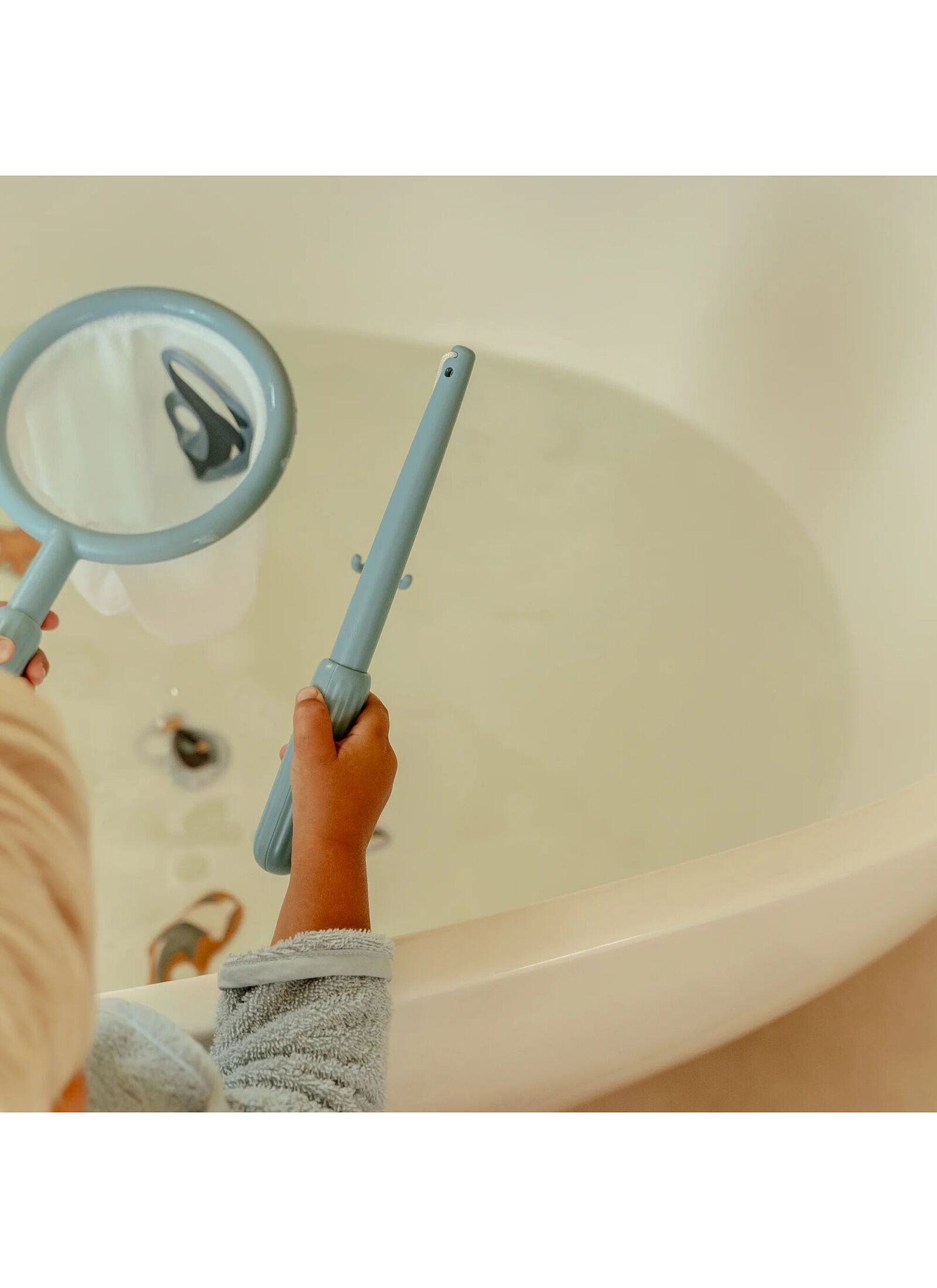 BATH TOY FISHING WITH LURE BLUE