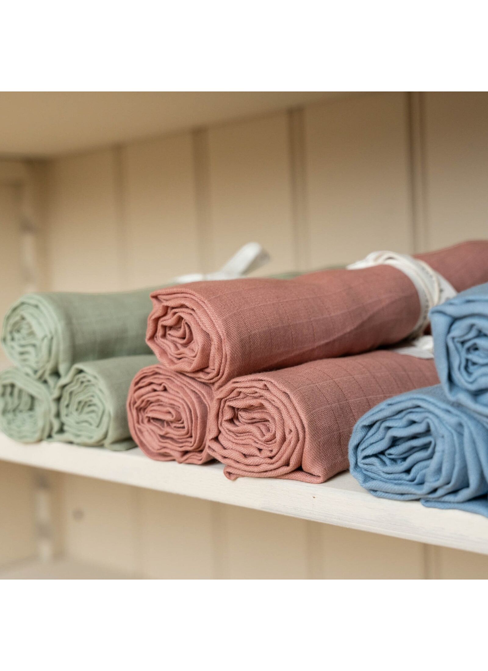 MUSLIN BLANKET (120X120) PURE DENIM BLUE