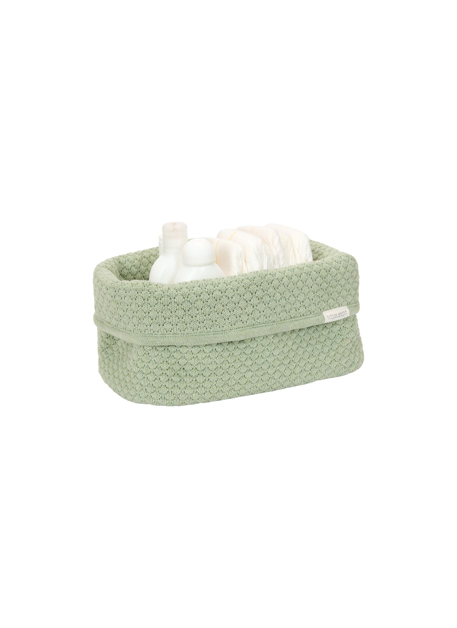 WICKER STORAGE BASKET PURE SAGE LARGE