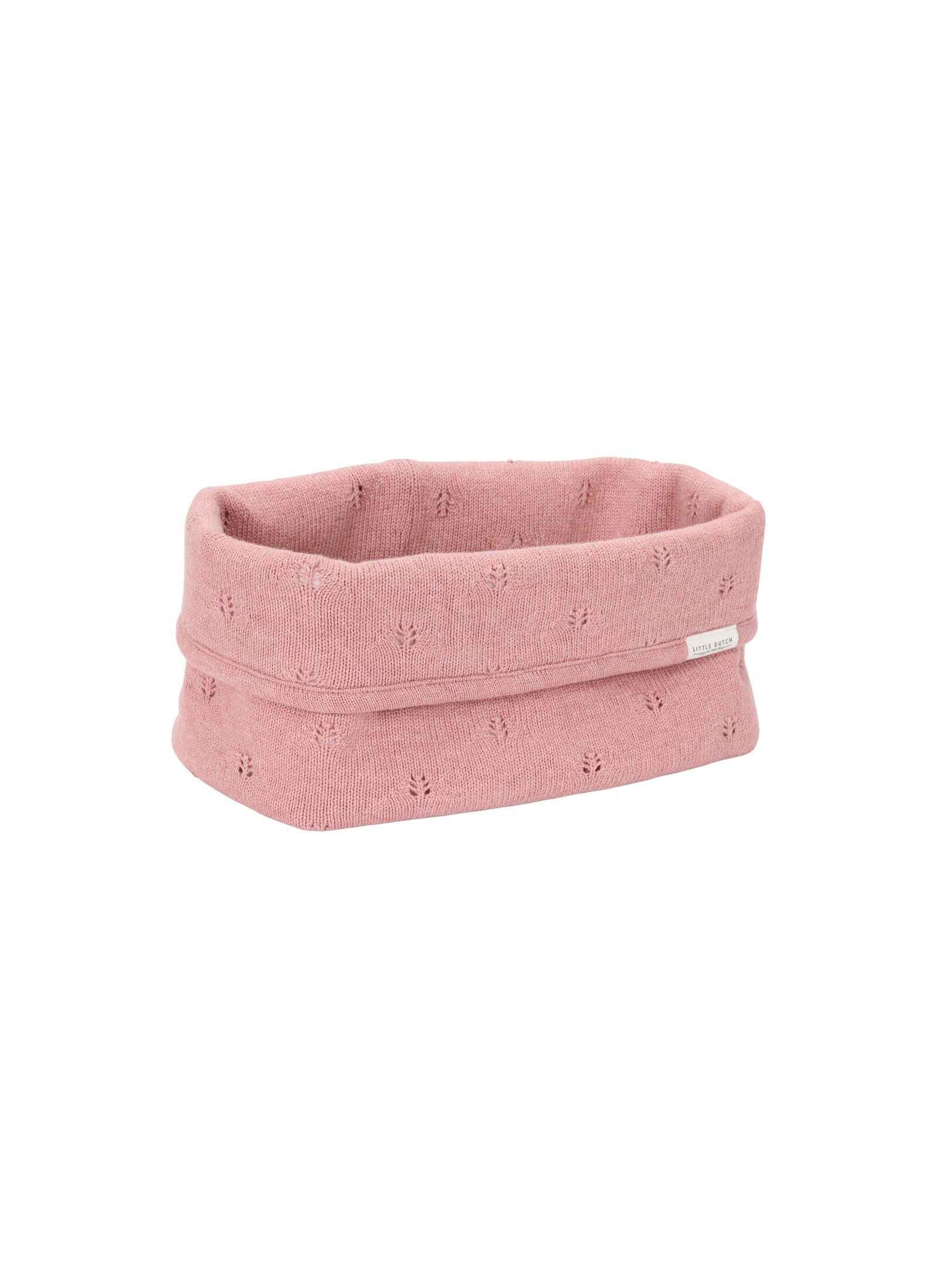 WICKER STORAGE BASKET PURE PINK BLUSH