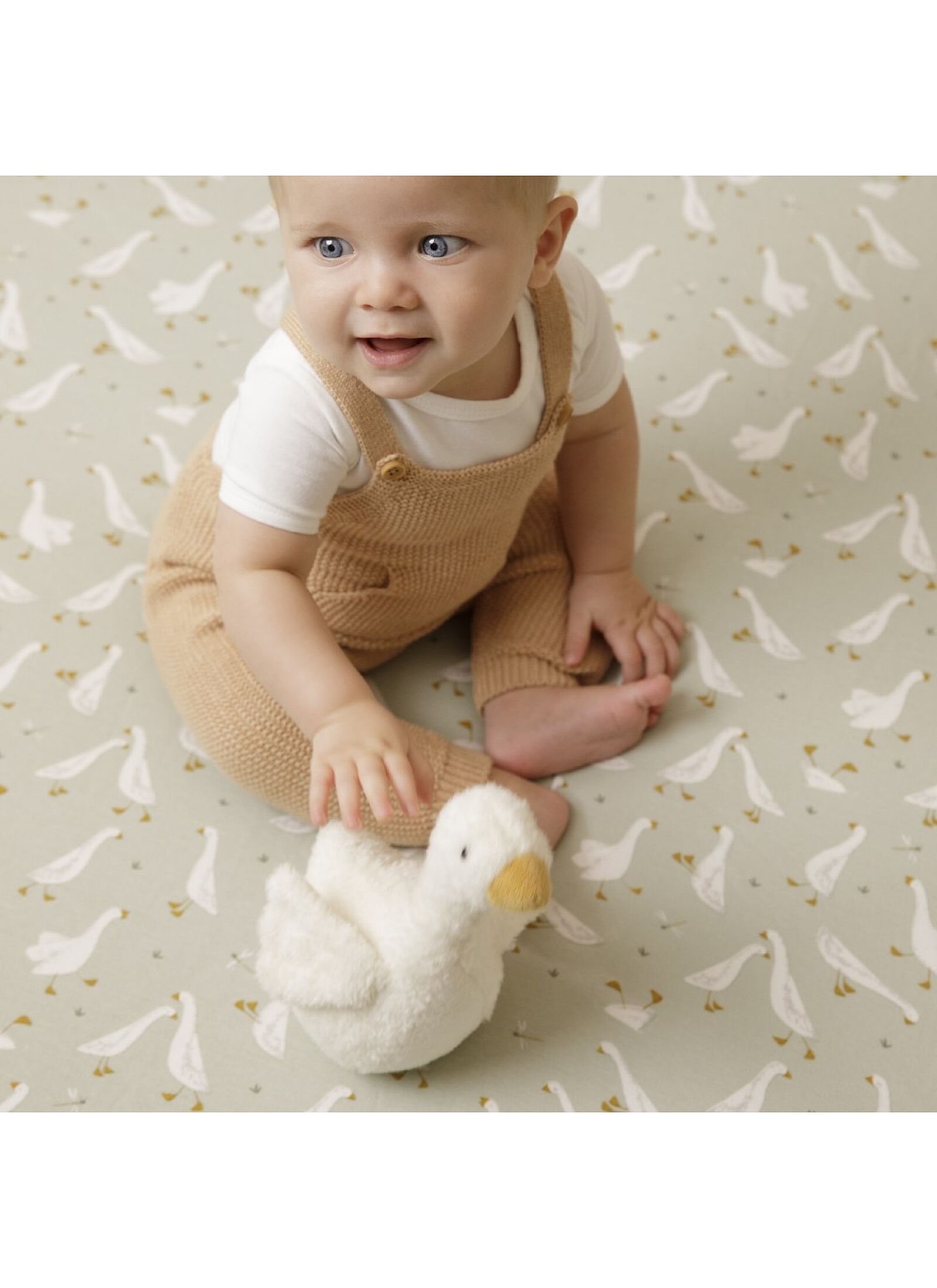 SOFT TOY TUMBLER LITTLE GOOSE