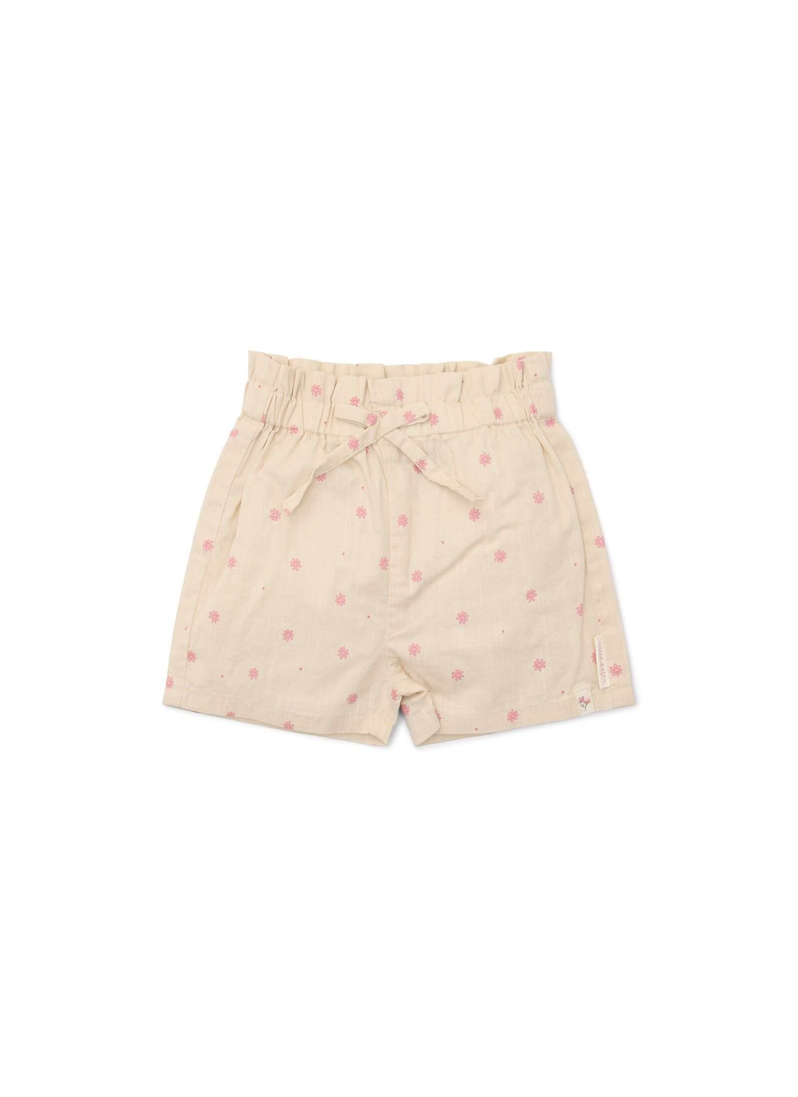 SHORTS FROM ORGANIC COTTON WITH FLOWERS SAND