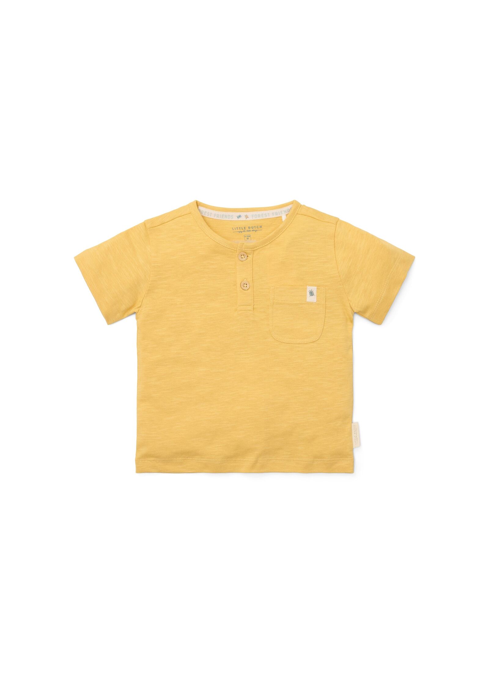 SHORTSLEEVE T-SHIRT FROM ORGANIC COTTON YELLOW