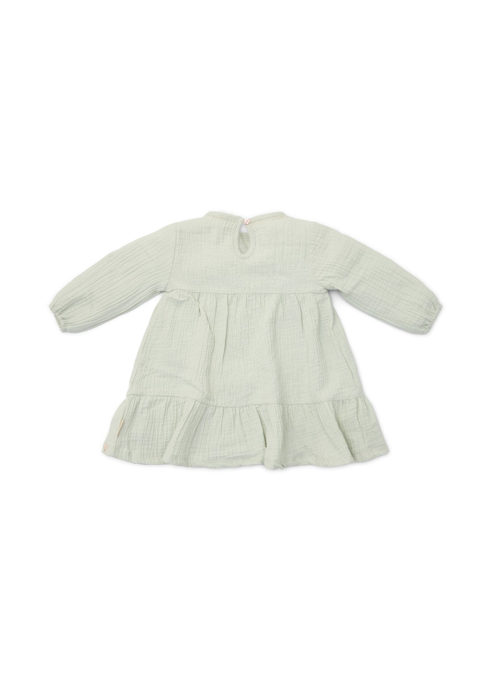 LONGSLEEVE DRESS FROM ORGANIC COTTON FAIRY MINT
