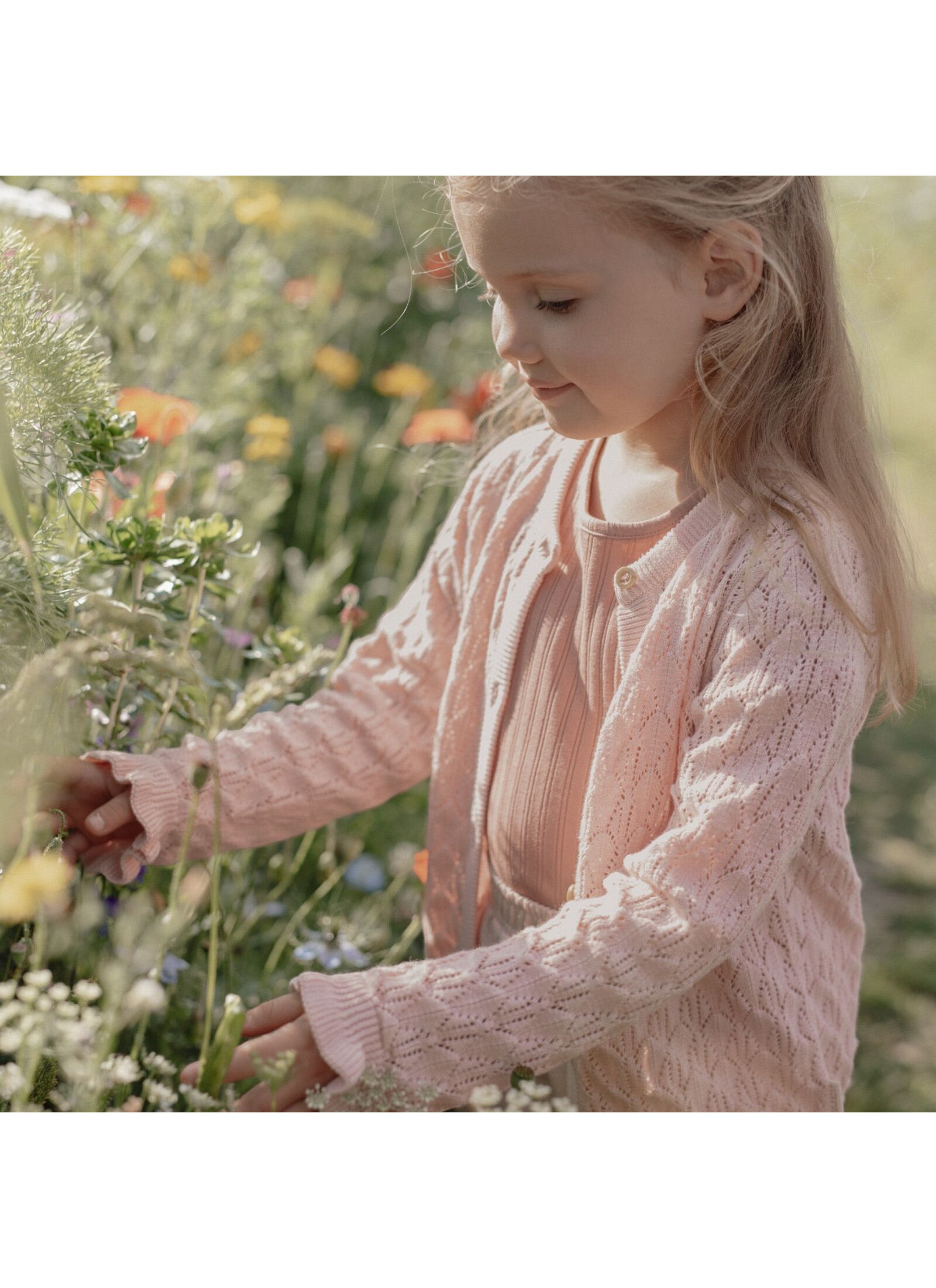 ORGANIC COTTON CARDIGAN LOTUS