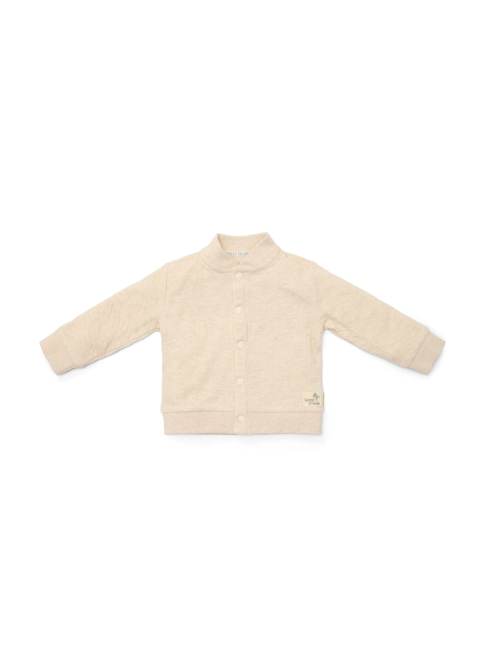ORGANIC COTTON JACKET RIB BIRCH