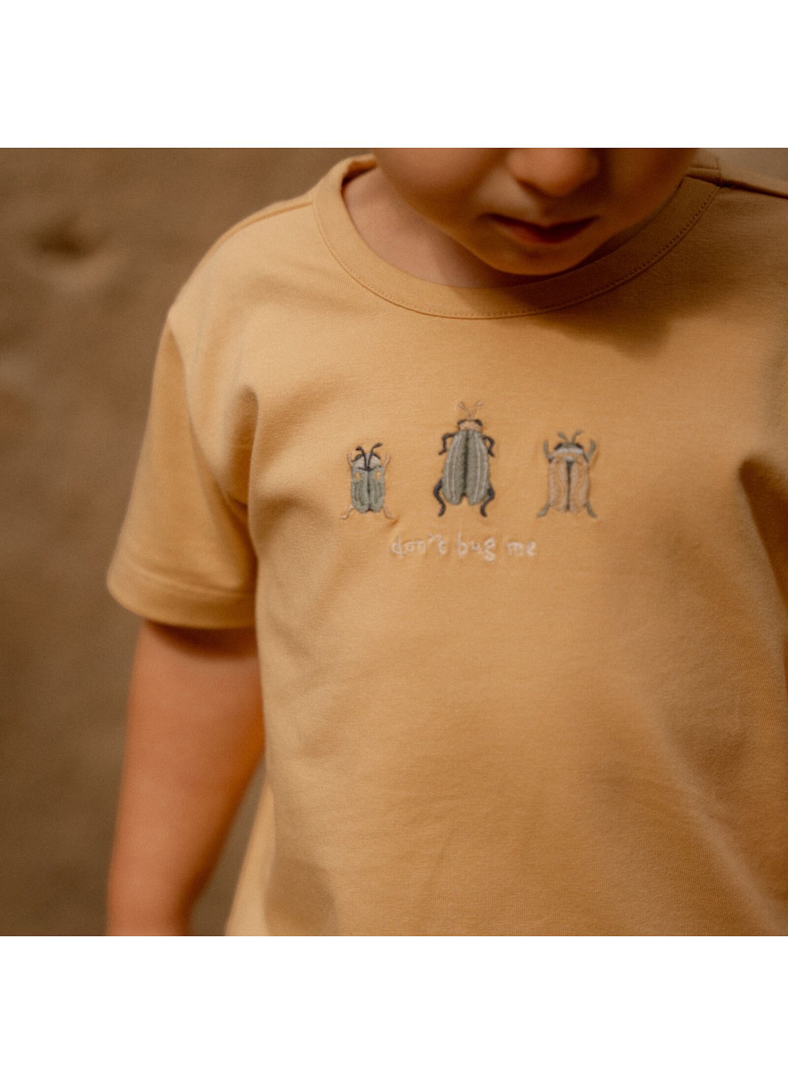 SHORTSLEEVE T-SHIRT FROM ORGANIC COTTON ALMOND