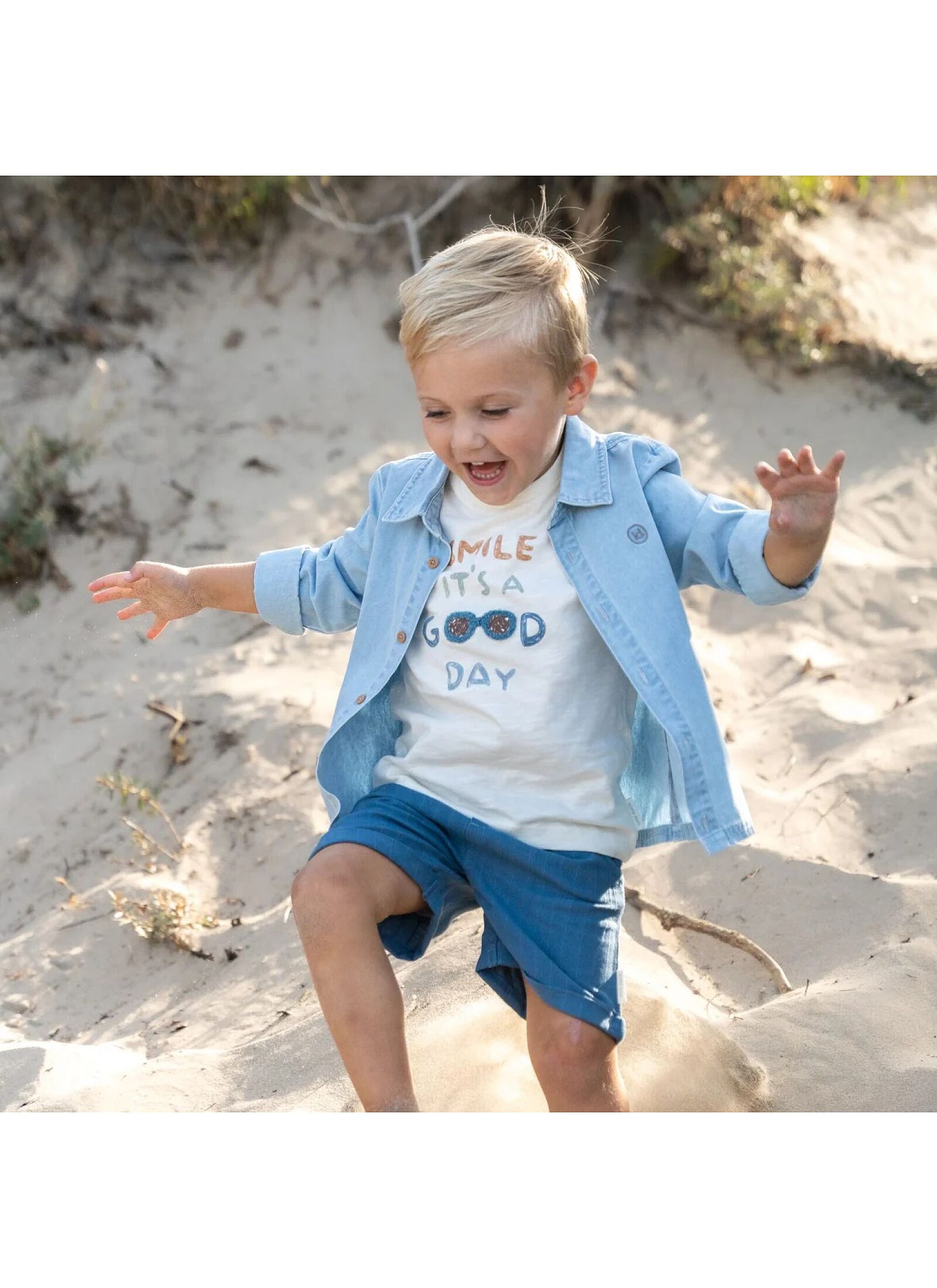 SHORTSLEEVE T-SHIRT FROM ORGANIC COTTON CREME