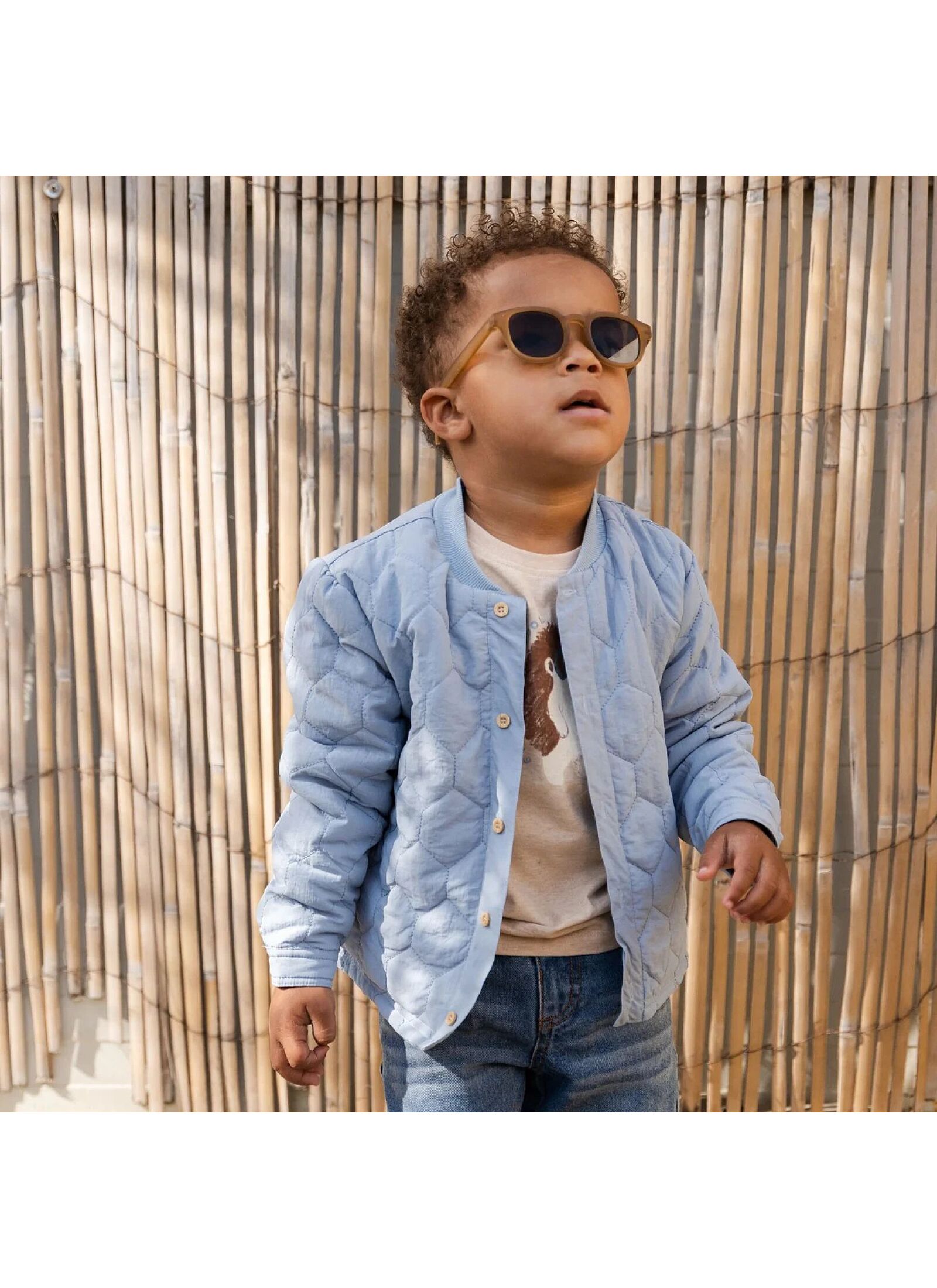 SHORTSLEEVE T-SHIRT FROM ORGANIC COTTON BISCUIT MELANGE