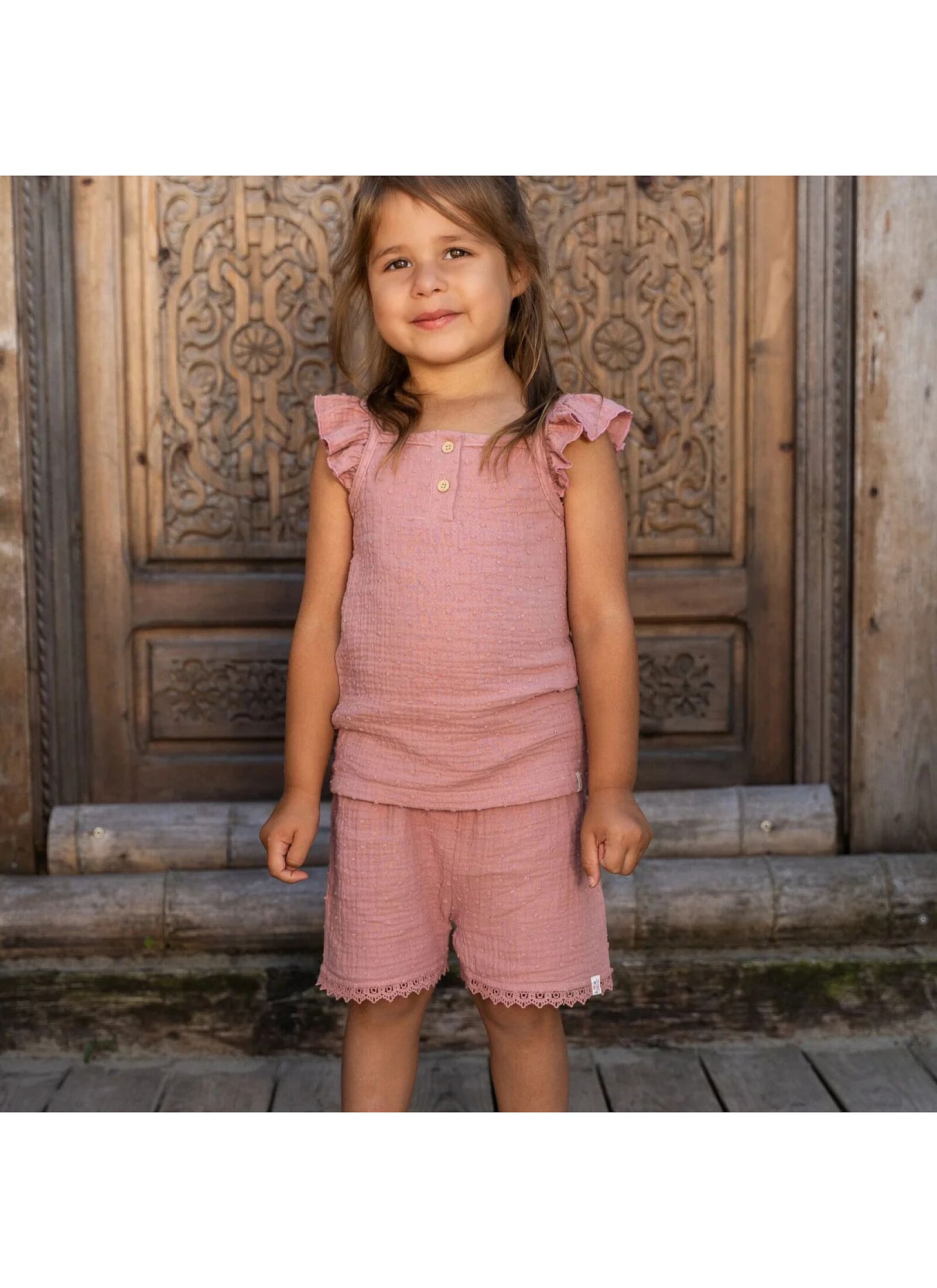 SHORTSLEEVE T-SHIRT FROM ORGANIC COTTON PINK BLUSH