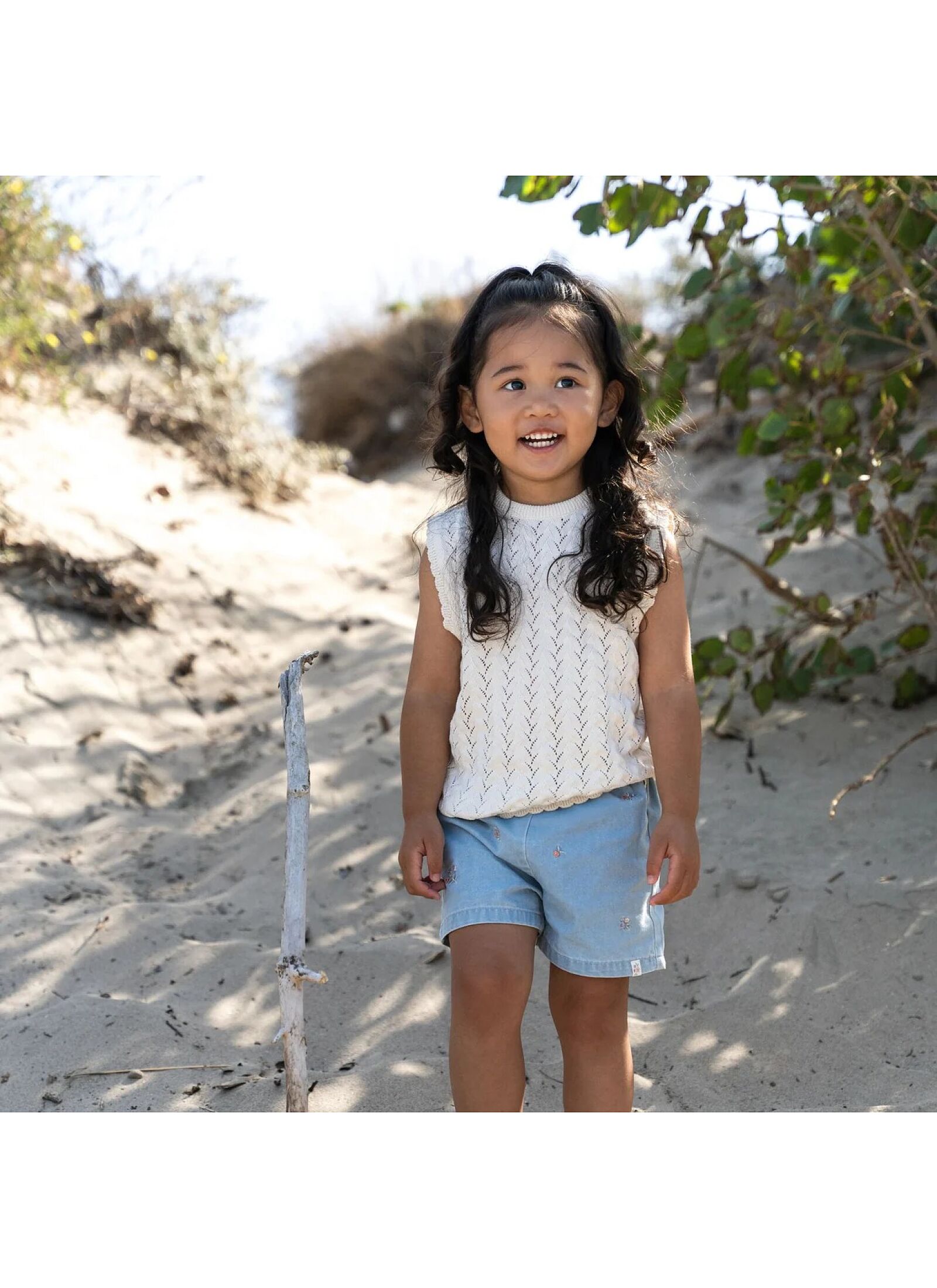 SHORTSLEEVE T-SHIRT FROM ORGANIC COTTON CREME