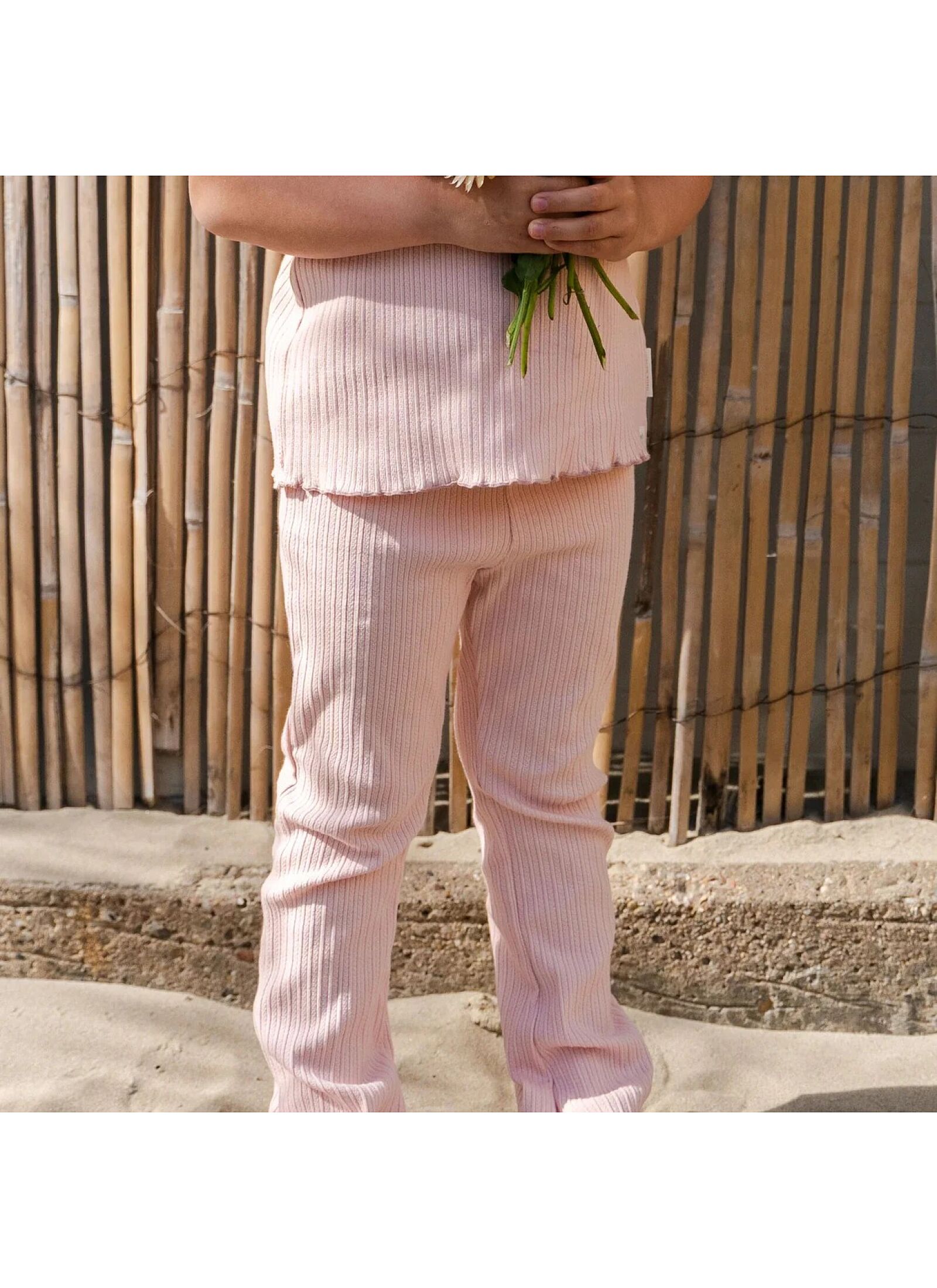 ORGANIC COTTON PANTS FAIRY PINK